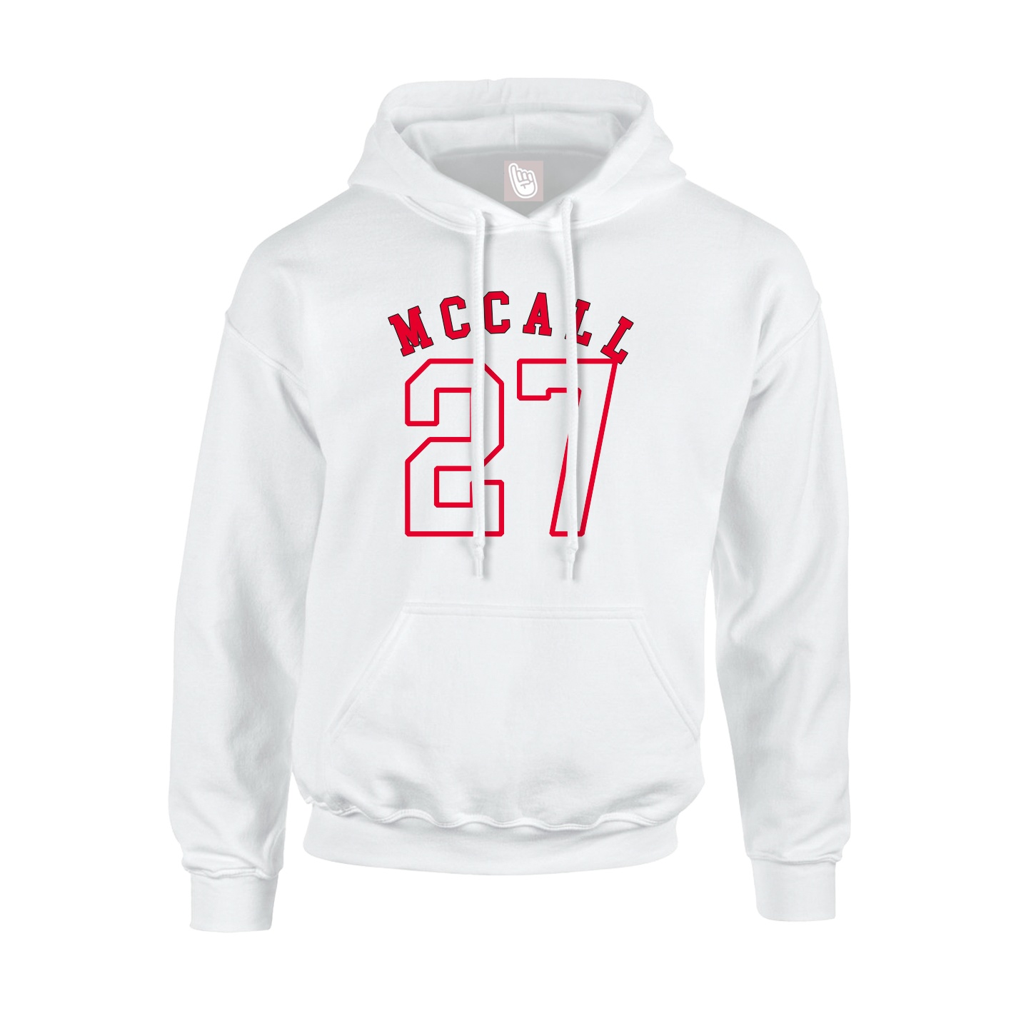 Hoodie — Shirsey Arch in White
