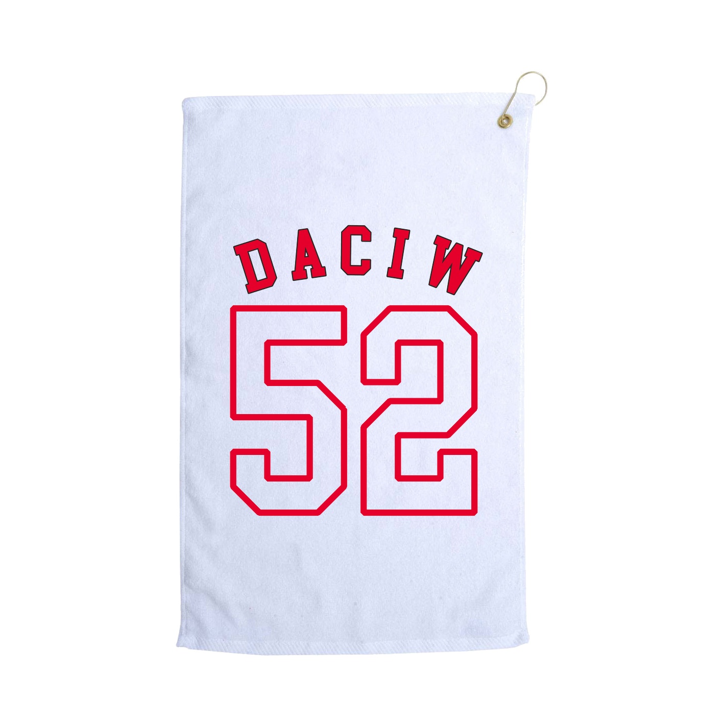 Golf Towel — Shirsey Arch in White