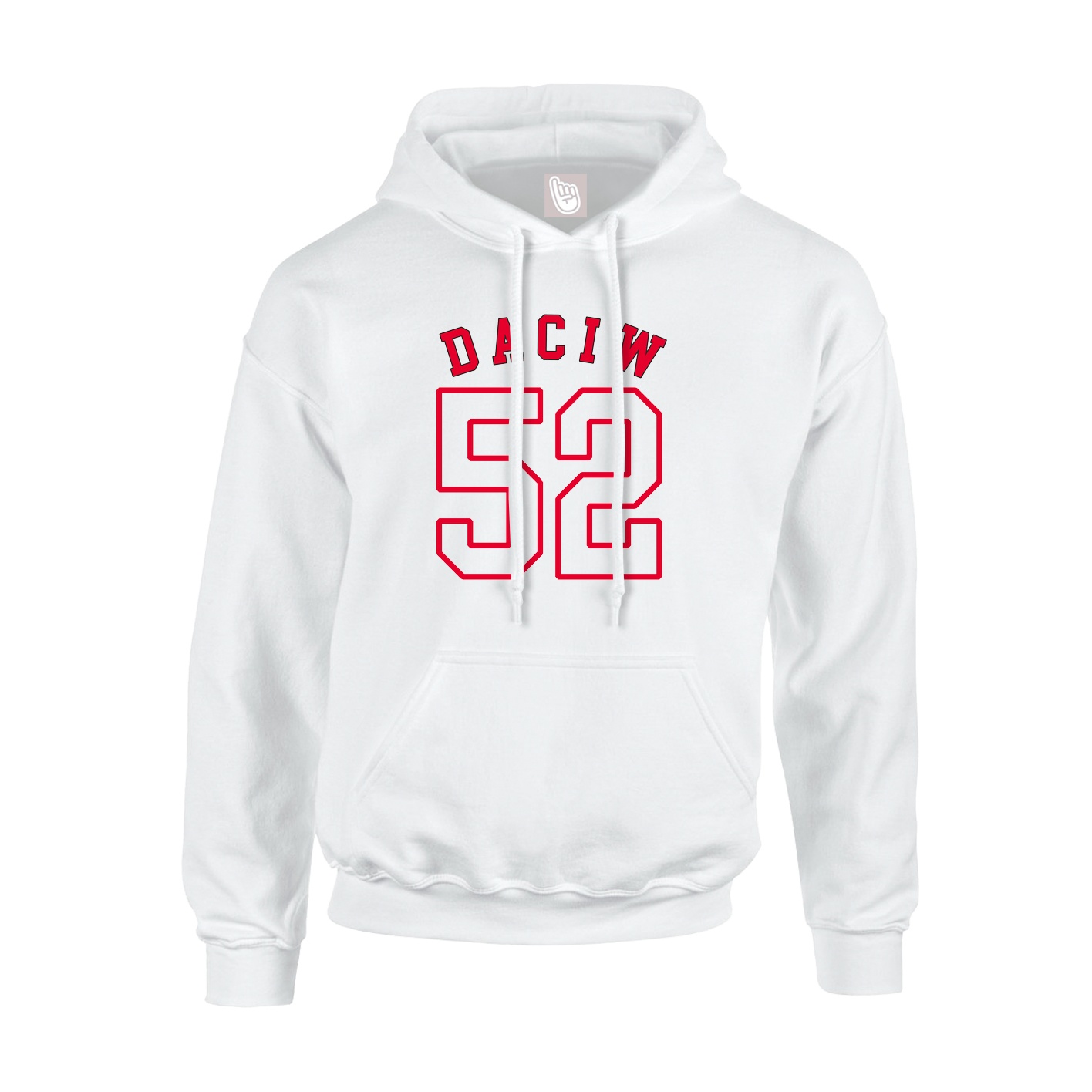Hoodie — Shirsey Arch in White