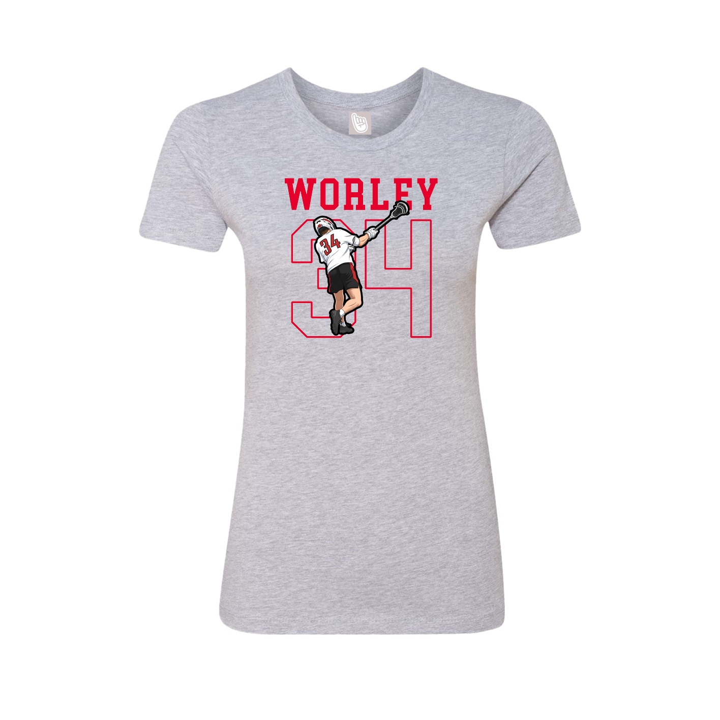 Fitted Women's Tee — Shirsey in Grey