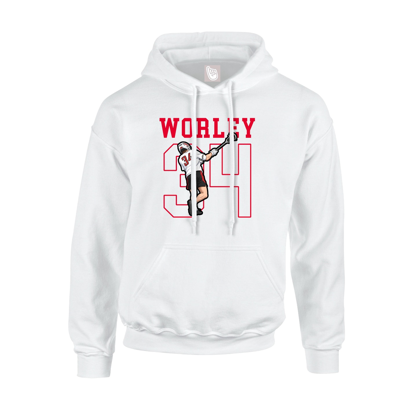 Youth Hoodie — Shirsey in White