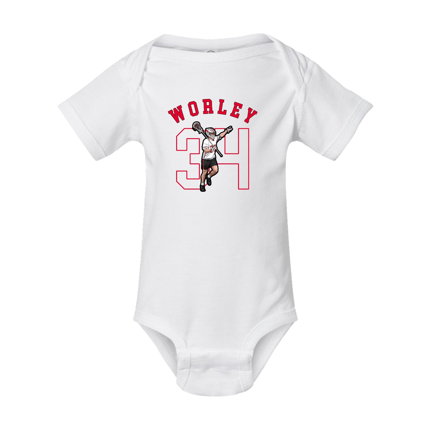 Baby Onesie — Shirsey Arch in White