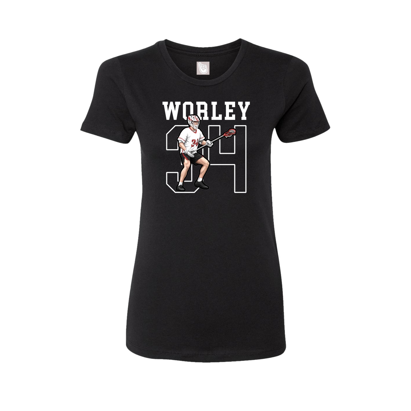 Fitted Women's Tee — Shirsey in Black