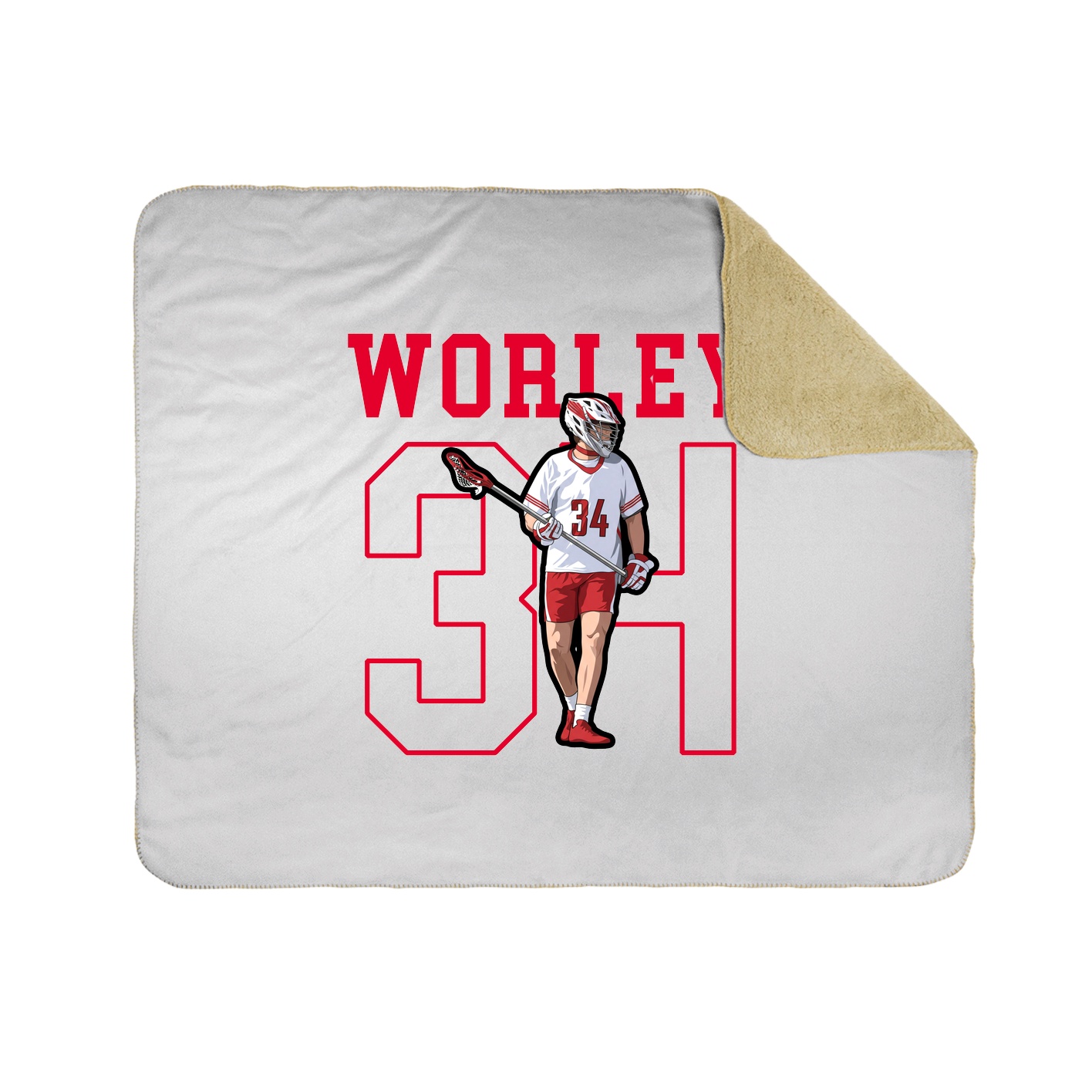 Throw Blanket — Shirsey in White