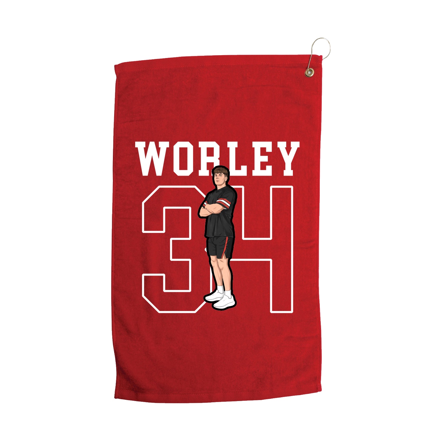 Golf Towel — Shirsey in Red