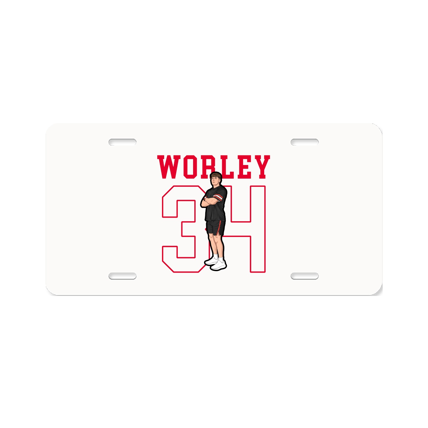 License Plate — Shirsey in Classic