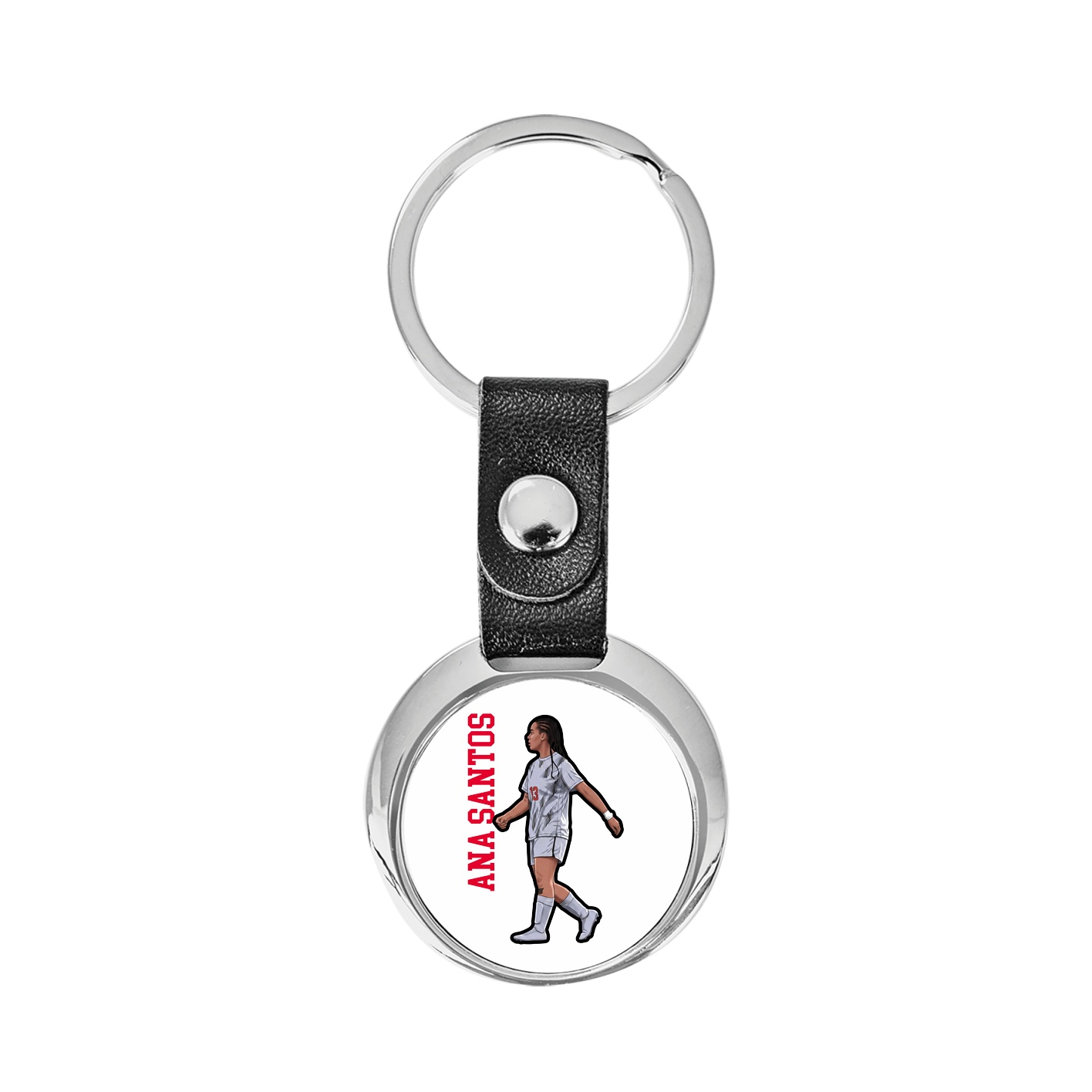 Key Chain — Name Vertical in Classic