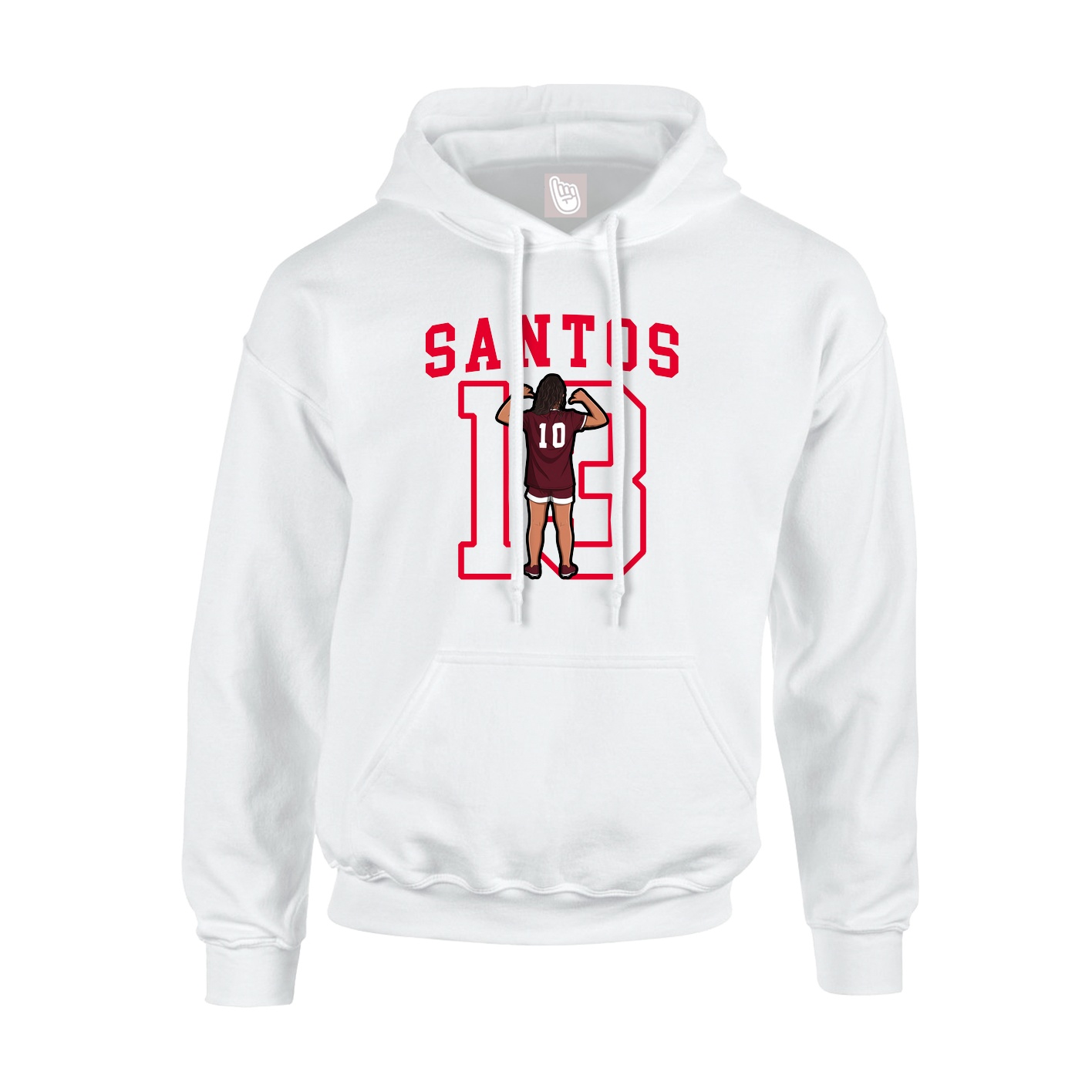 Youth Hoodie — Shirsey in White