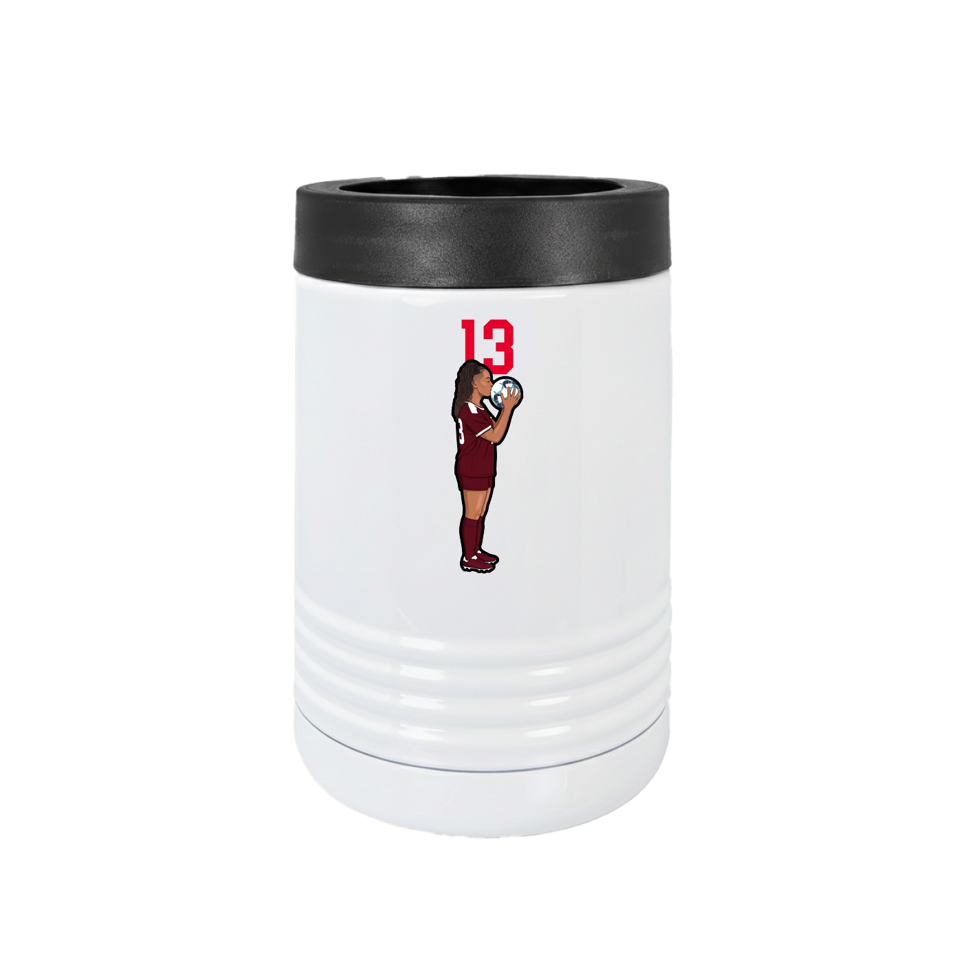 Beverage Holder — Number Top in White