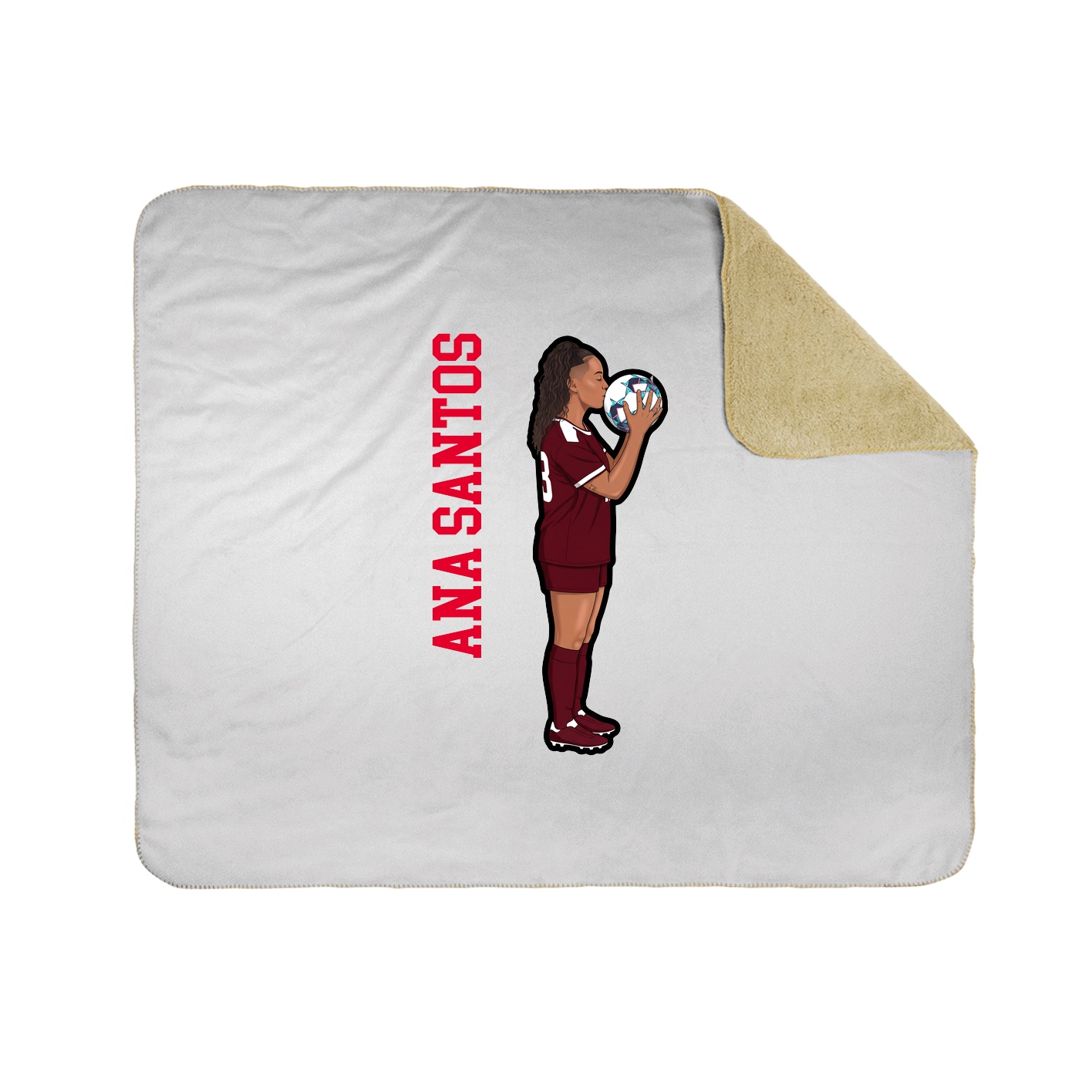 50x60 Sherpa Lined Throw Blanket