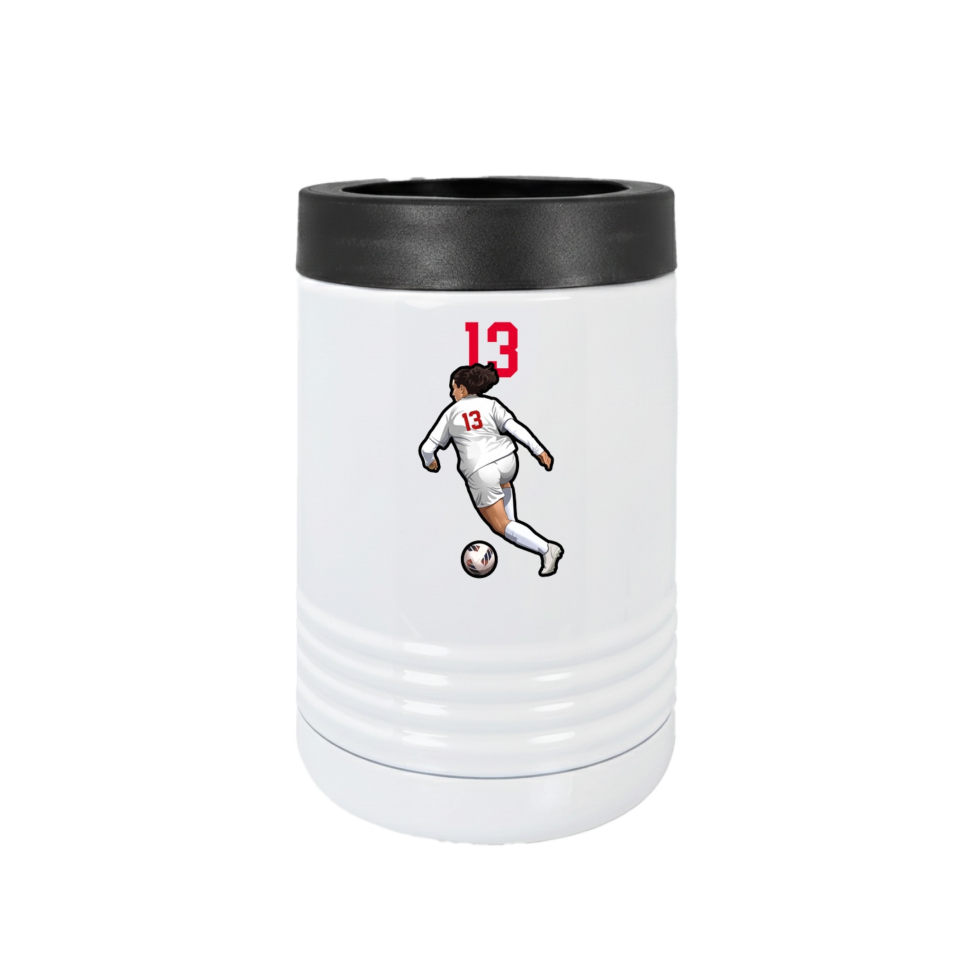 Beverage Holder — Number Top in White