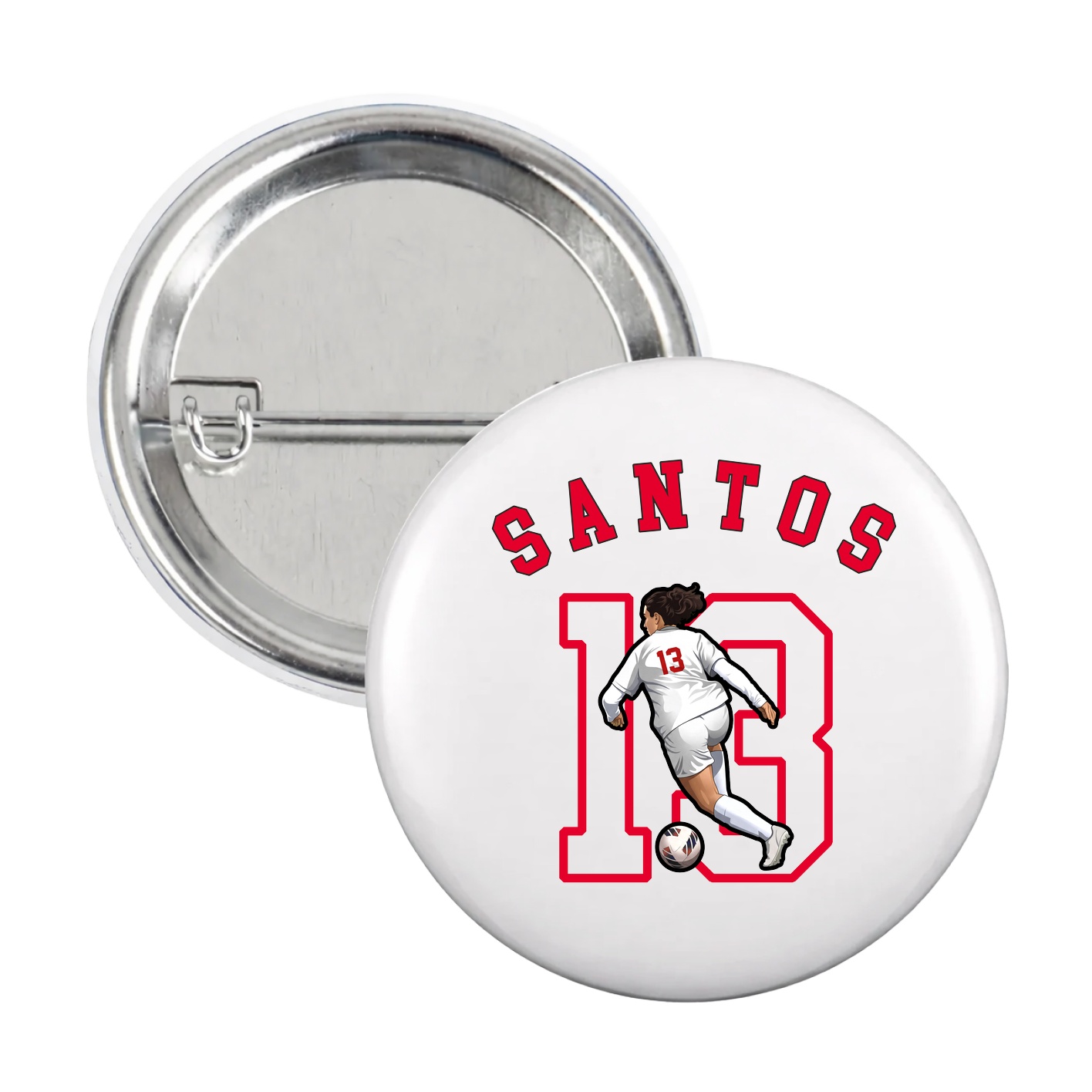 Game Day Button — Shirsey Arch in White