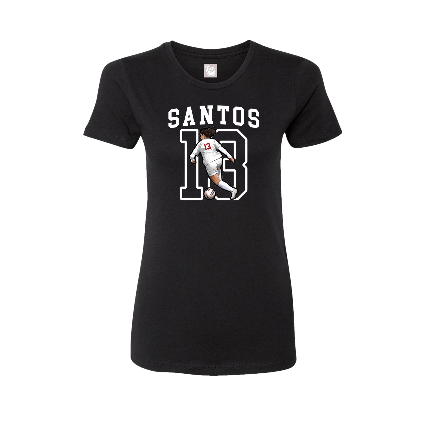 Fitted Women's Tee — Shirsey in Black