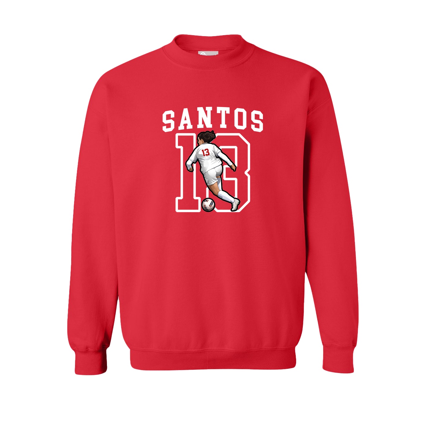 Fleece Crew — Shirsey in Red