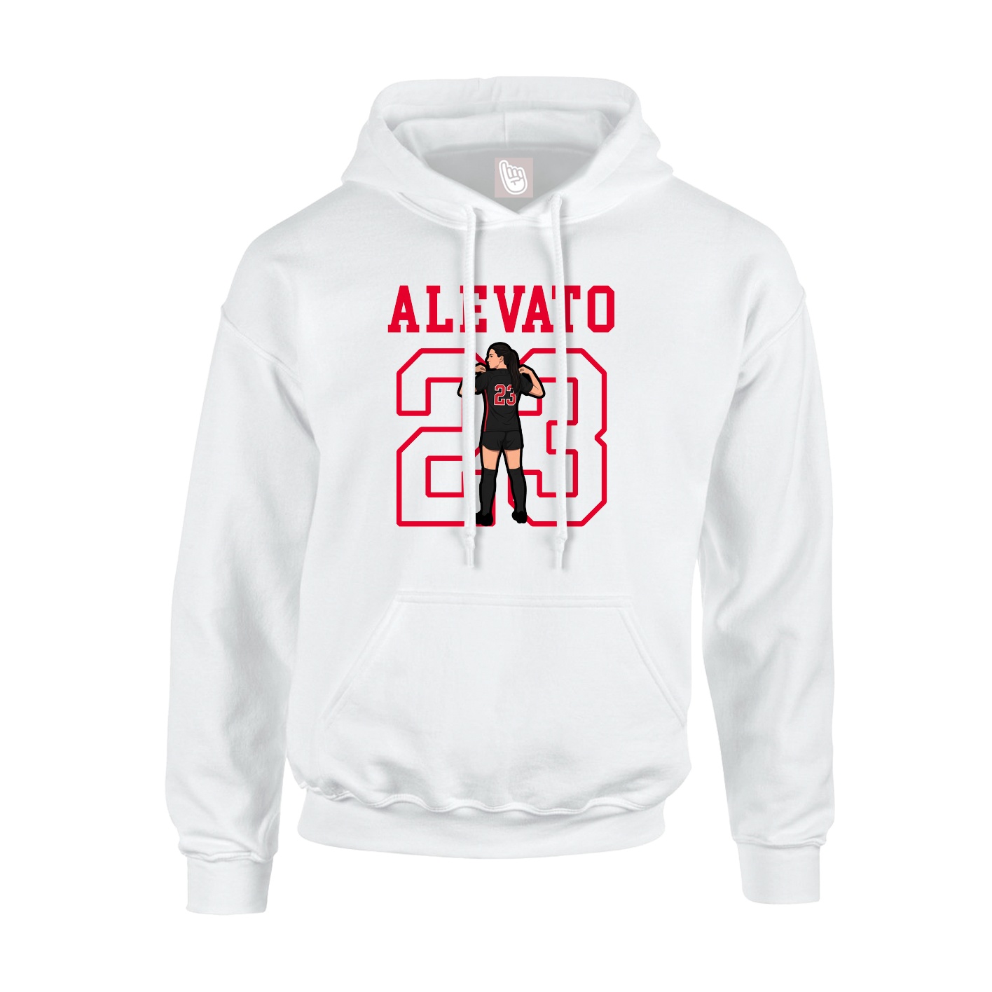 Hoodie — Shirsey in White