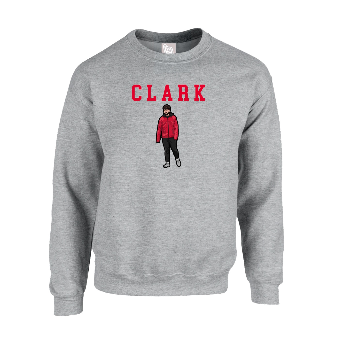 Fleece Crew — Shirsey in Grey