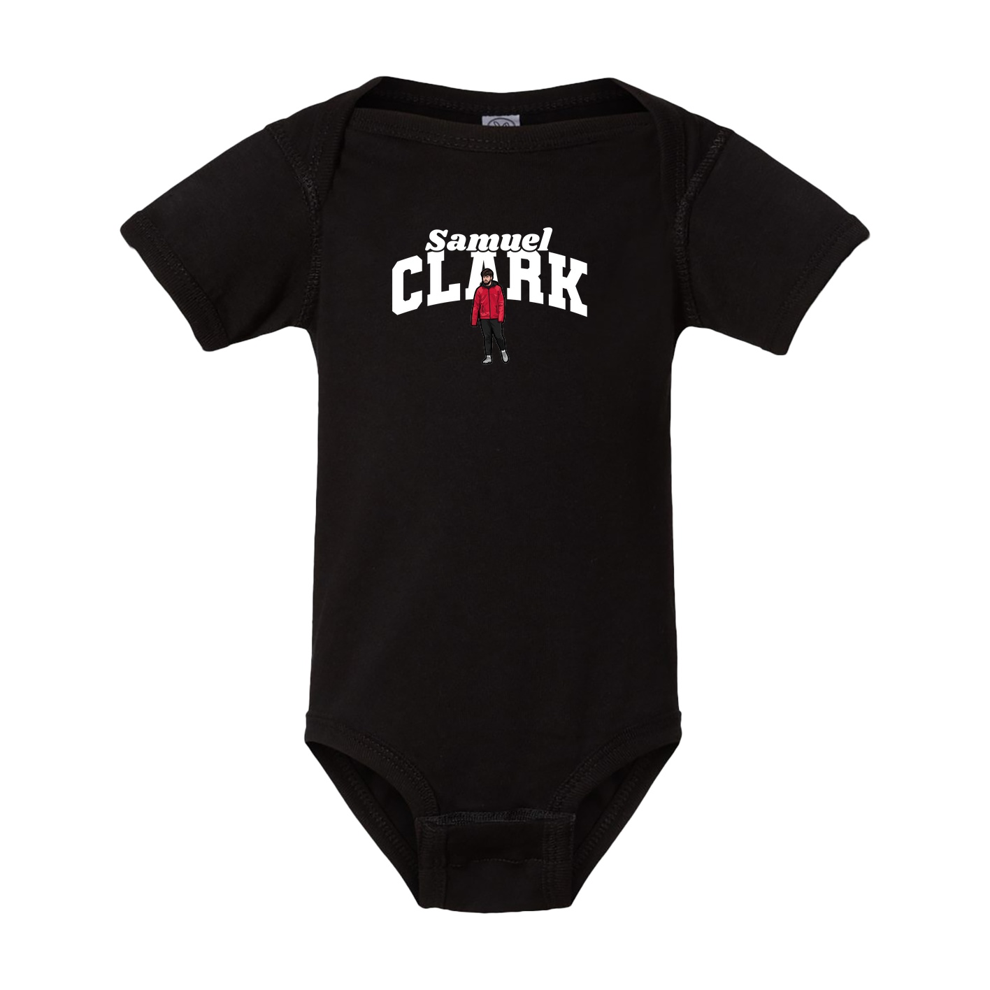 Baby Onesie — Signature Arch in Black