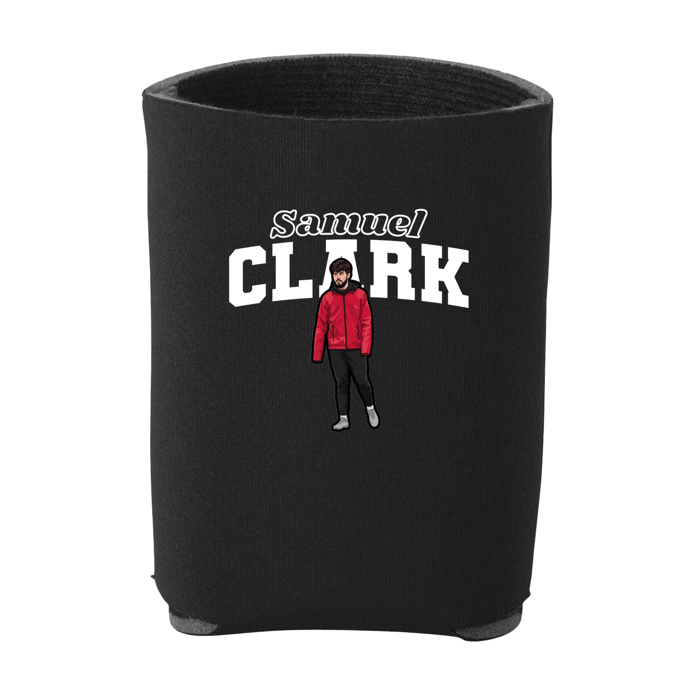 Can Holder — Name Arch in Black