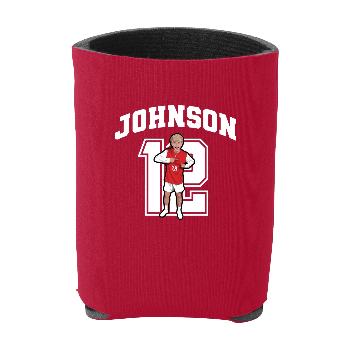 Can Holder — Number in Red