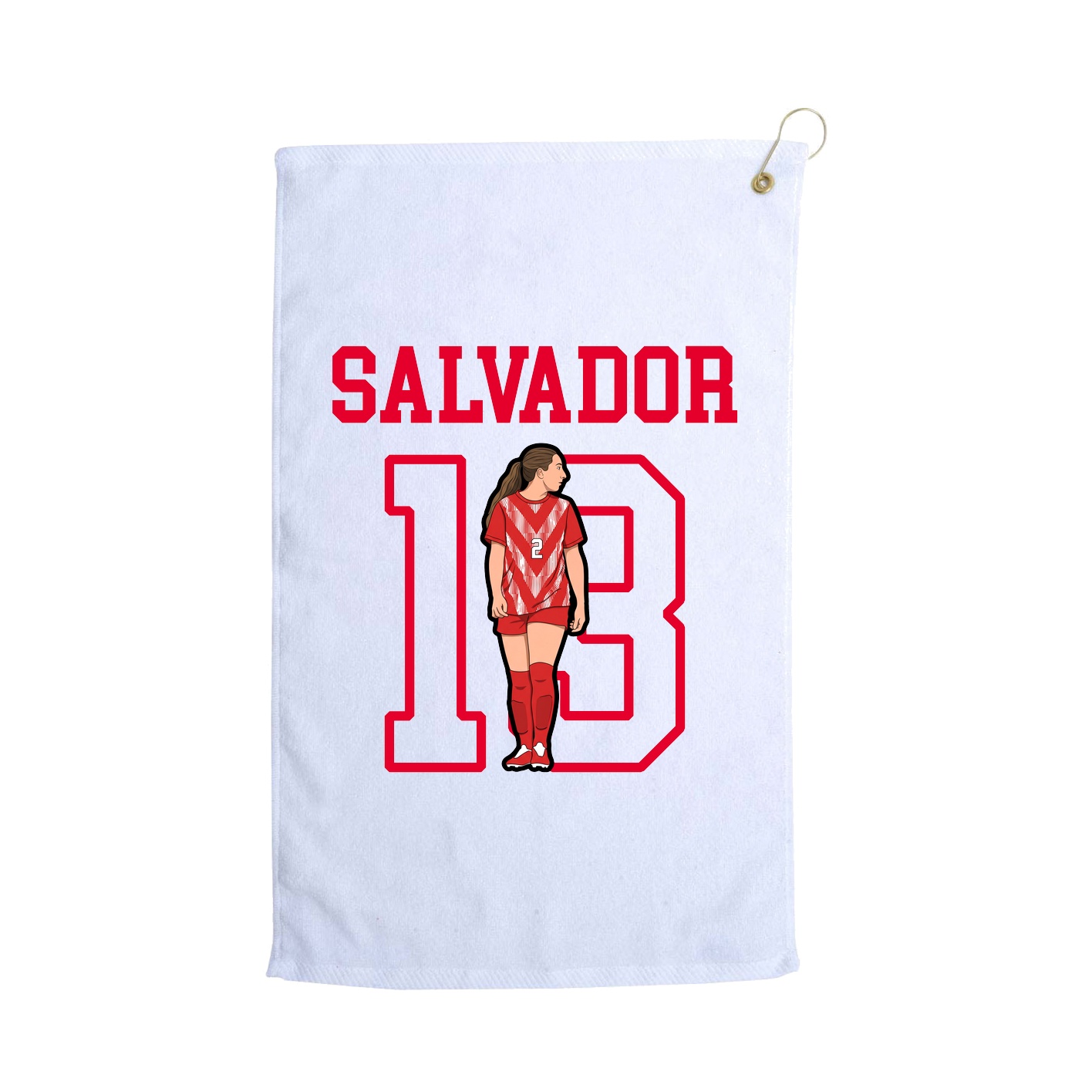 Golf Towel — Shirsey in White