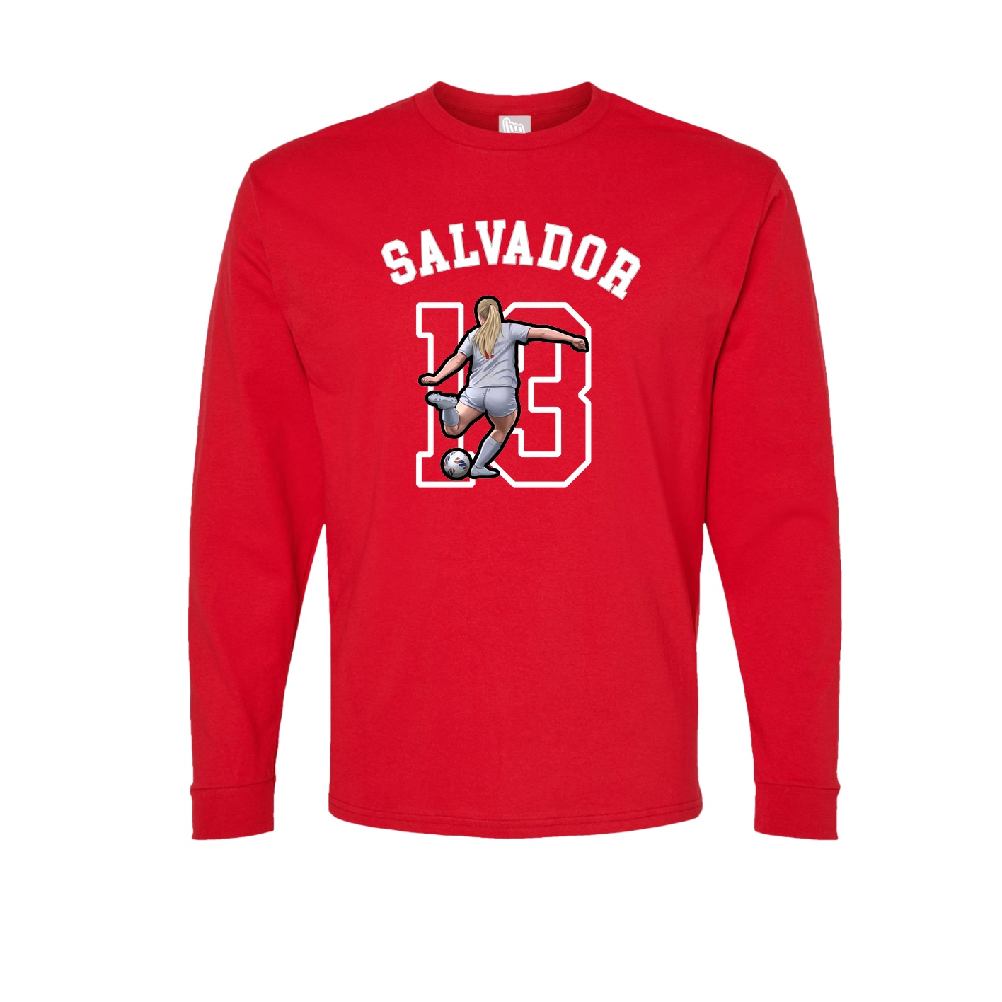 Long Sleeve Tee — Shirsey Arch in Red