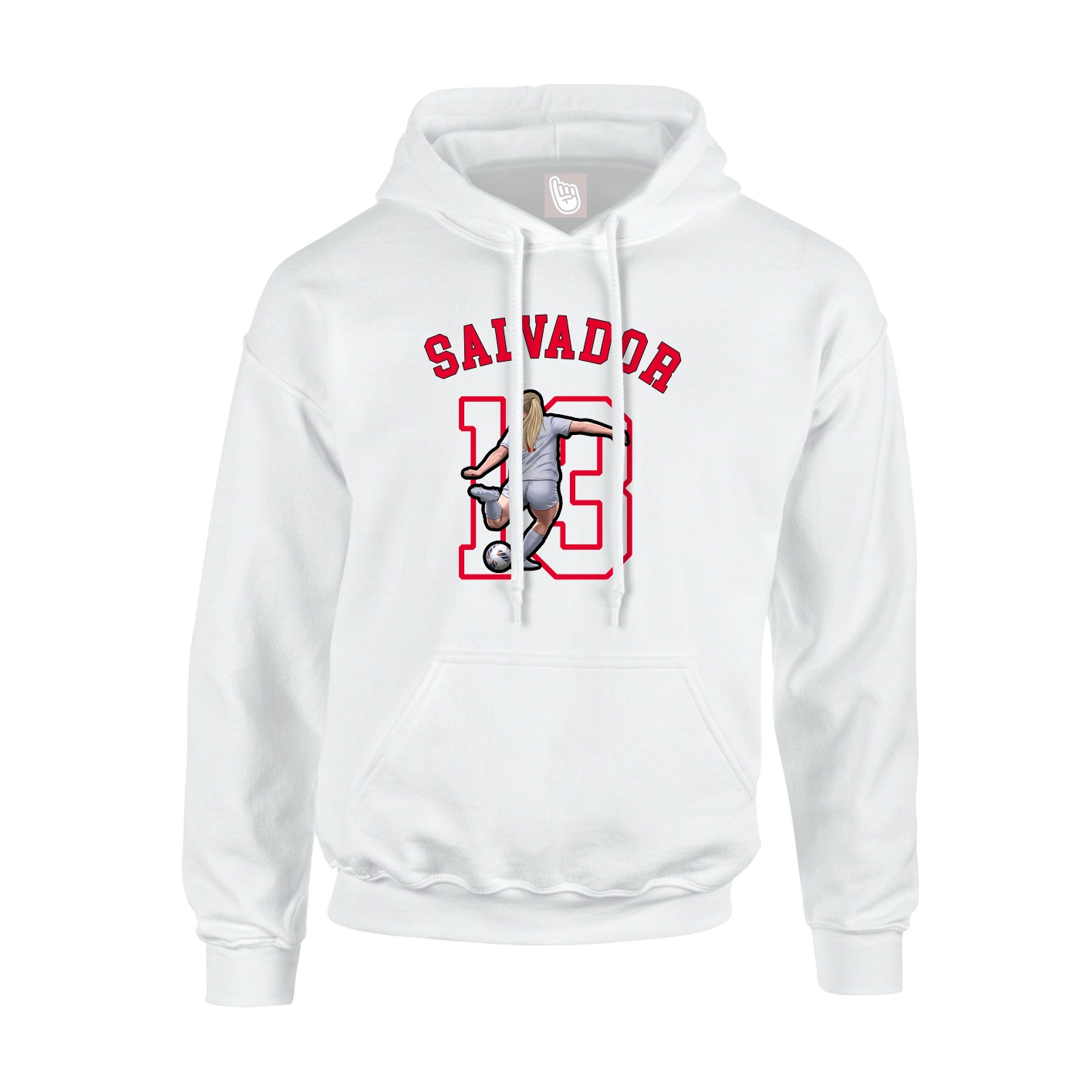 Hoodie — Shirsey Arch in White