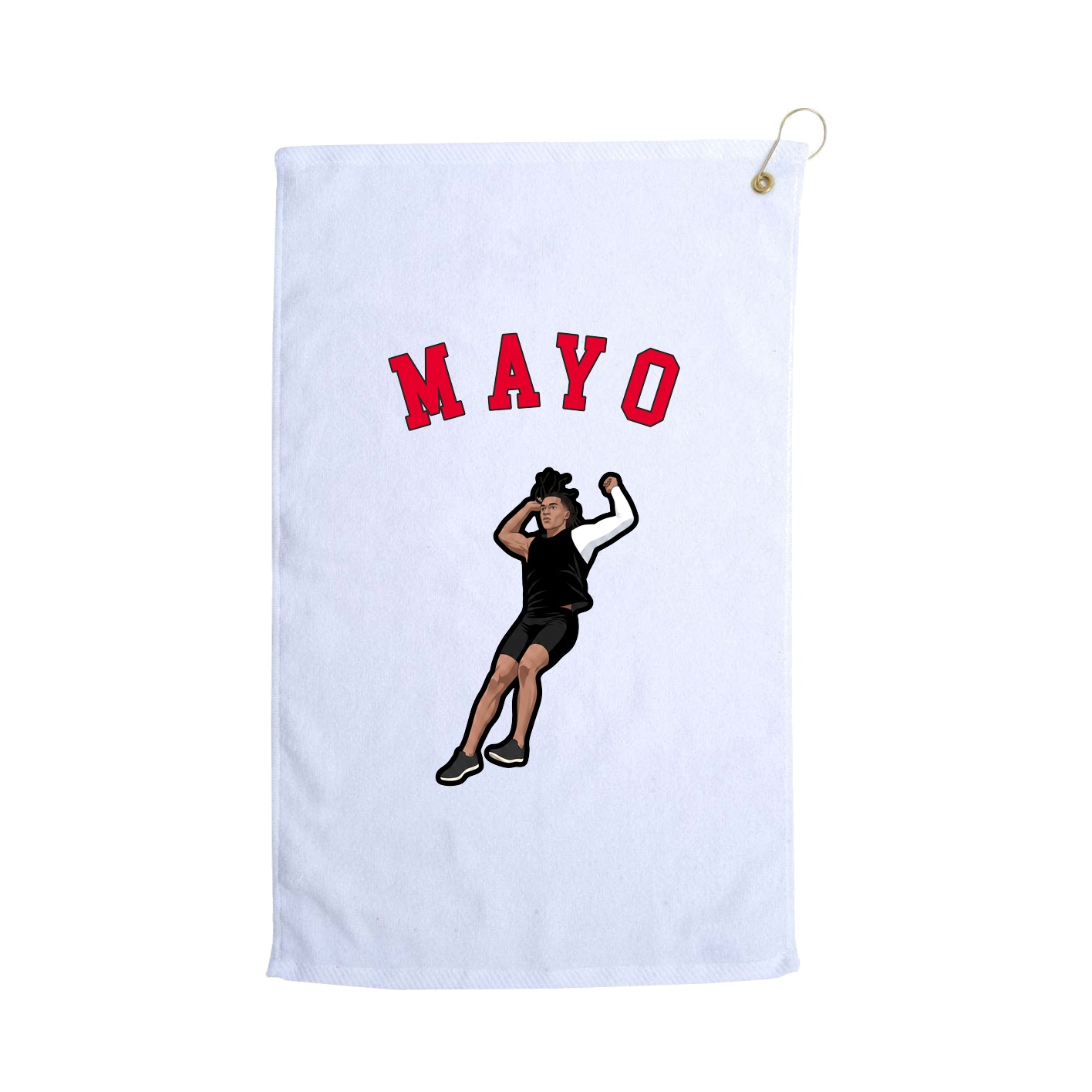Golf Towel — Shirsey Arch in White
