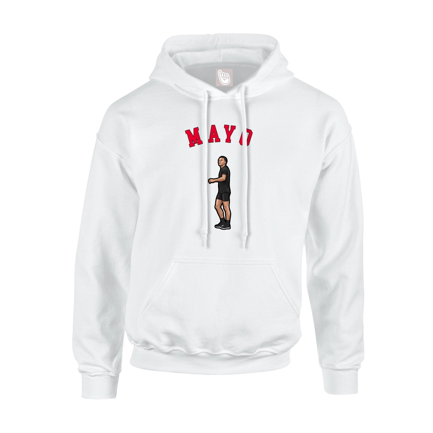Youth Hoodie — Shirsey Arch in White