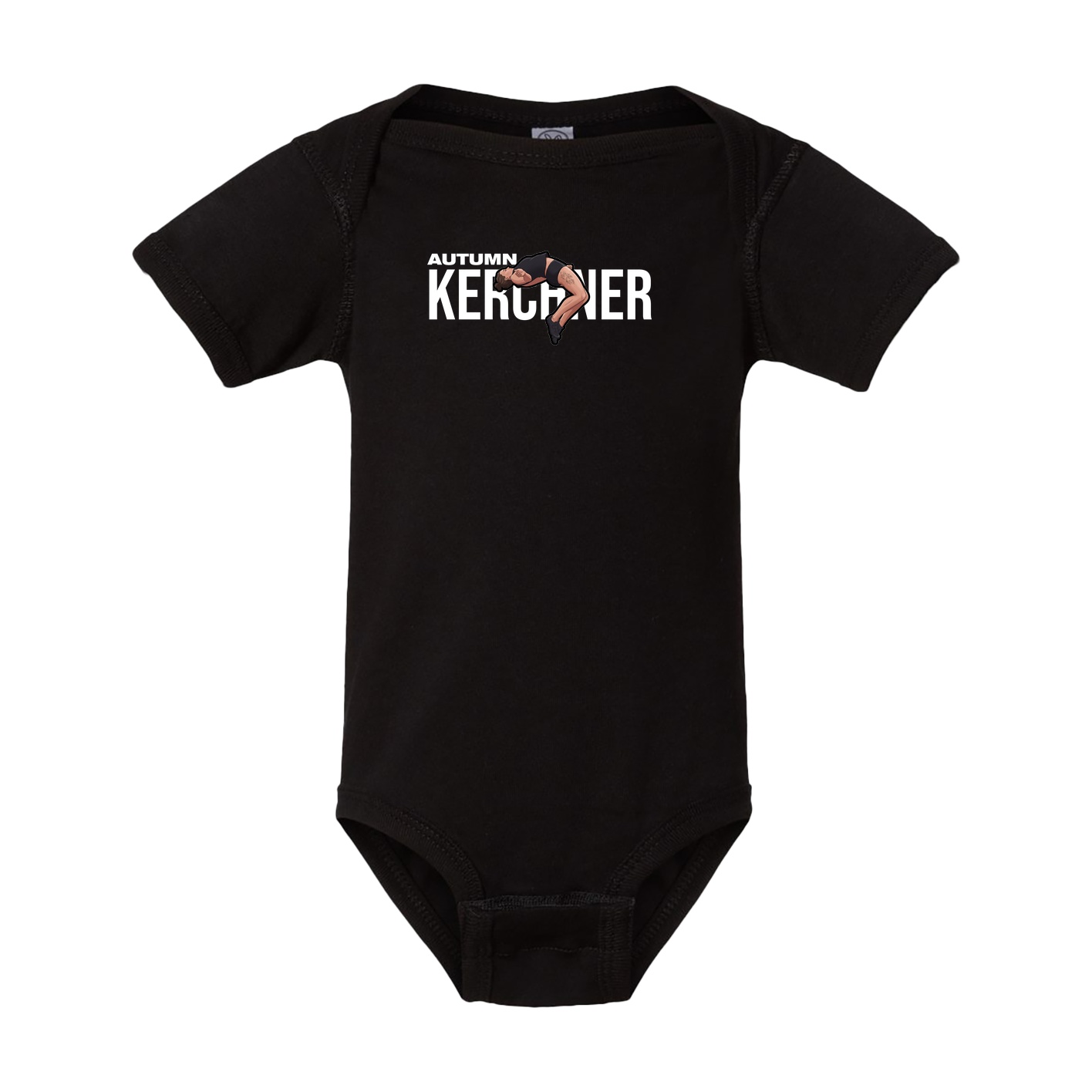 Baby Onesie — Player Name in Black