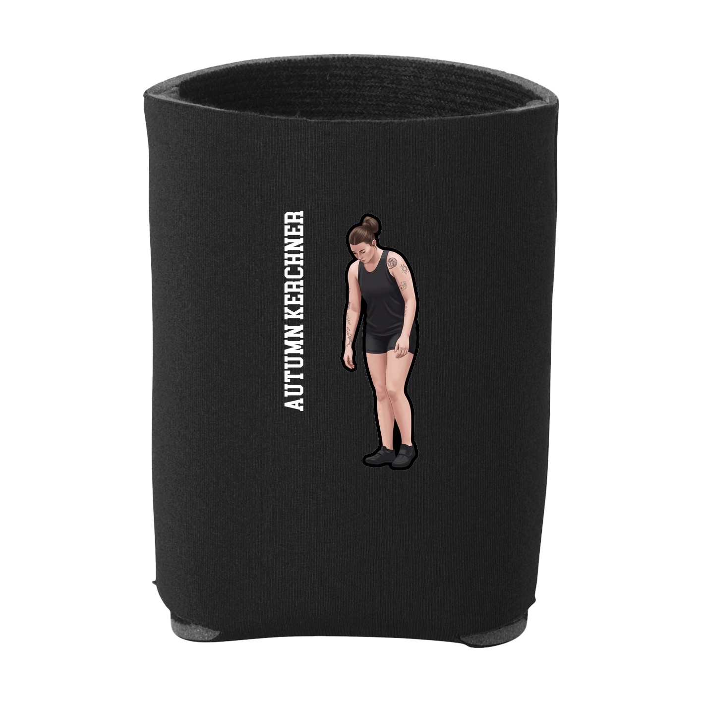 Can Holder — Name Vertical in Black