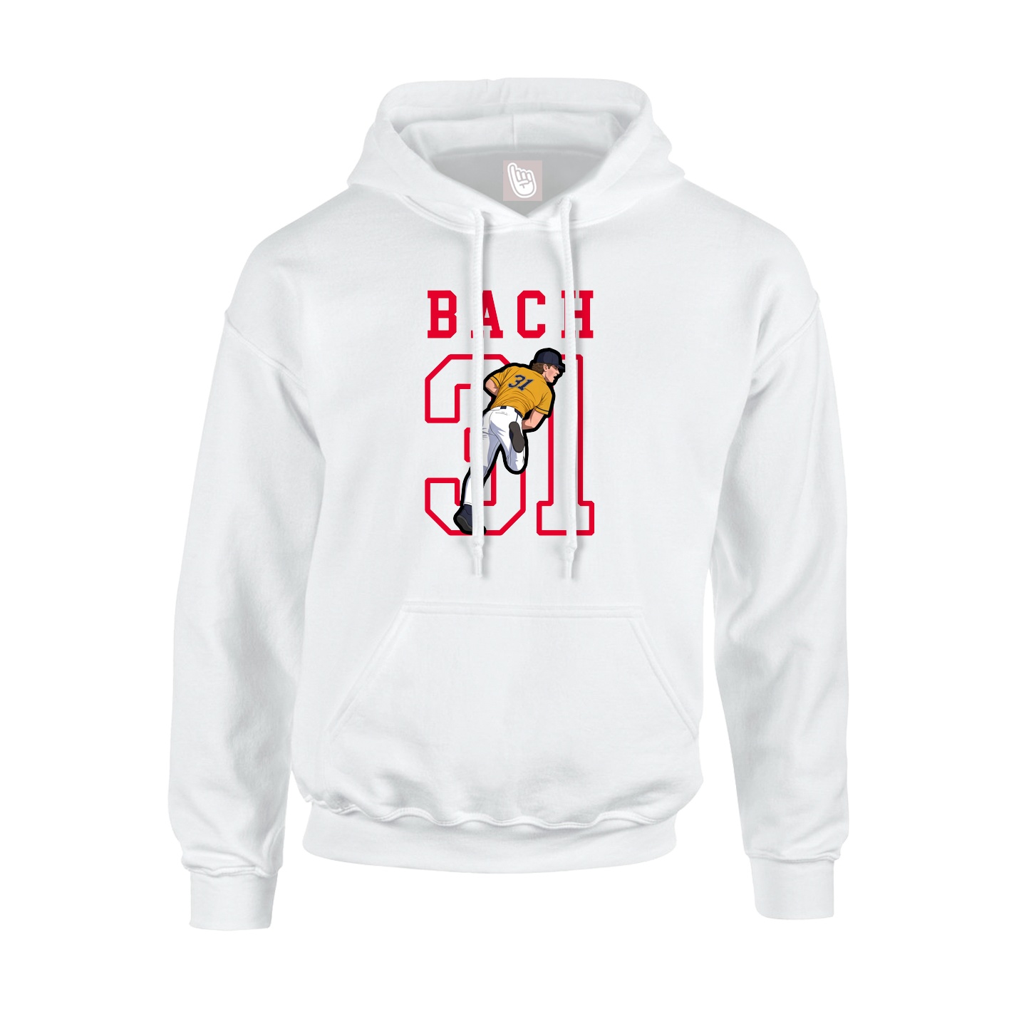 Hoodie — Shirsey in White