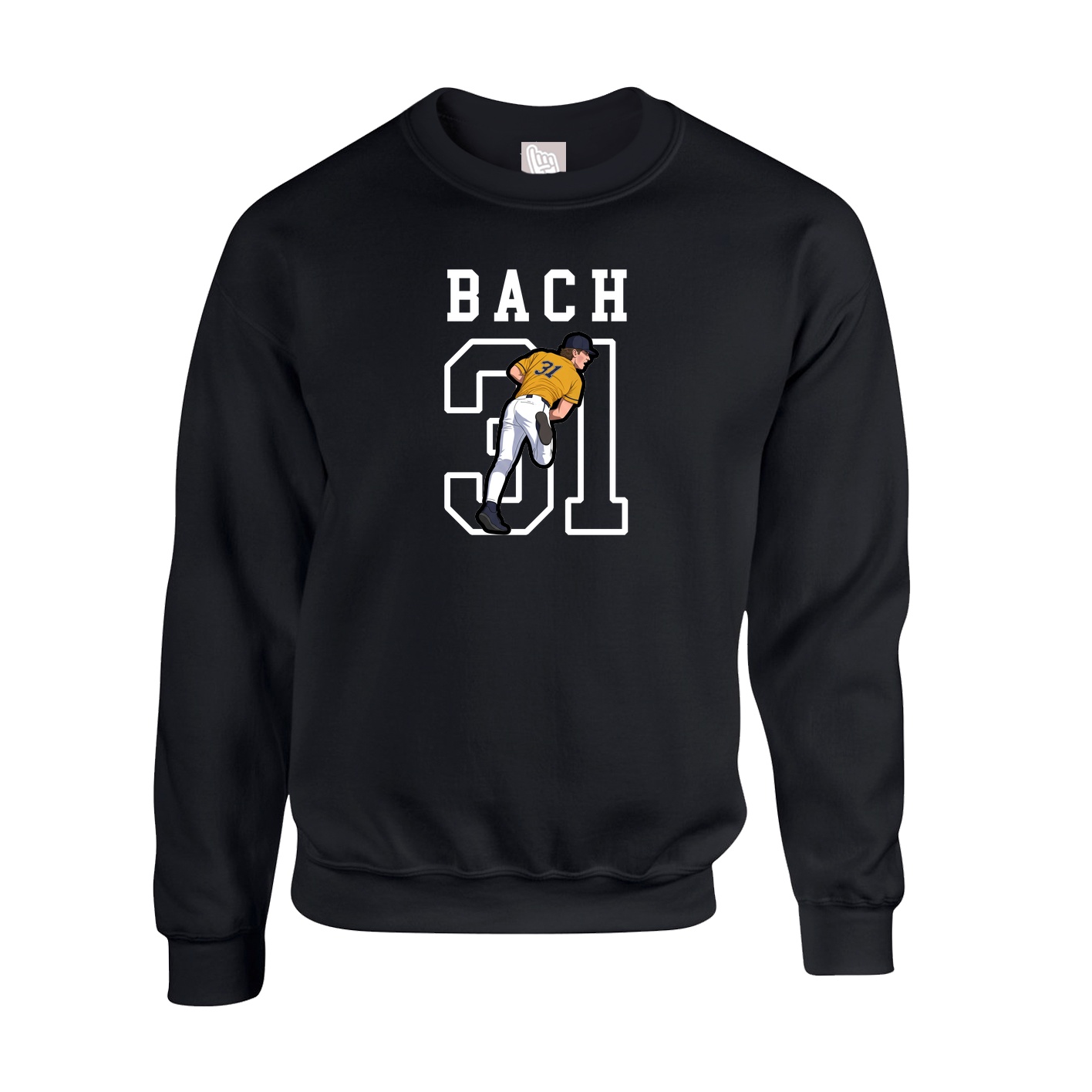 Fleece Crew — Shirsey in Black