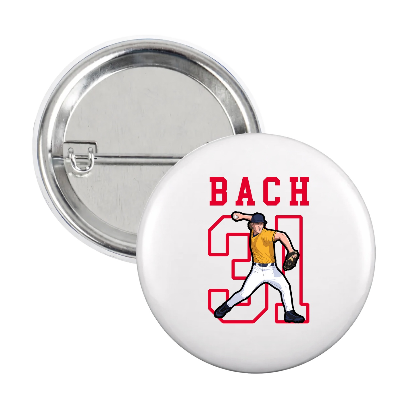 Game Day Button — Shirsey in White