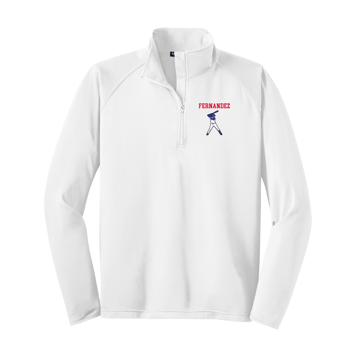 Q-Zip Pullover — Shirsey in White
