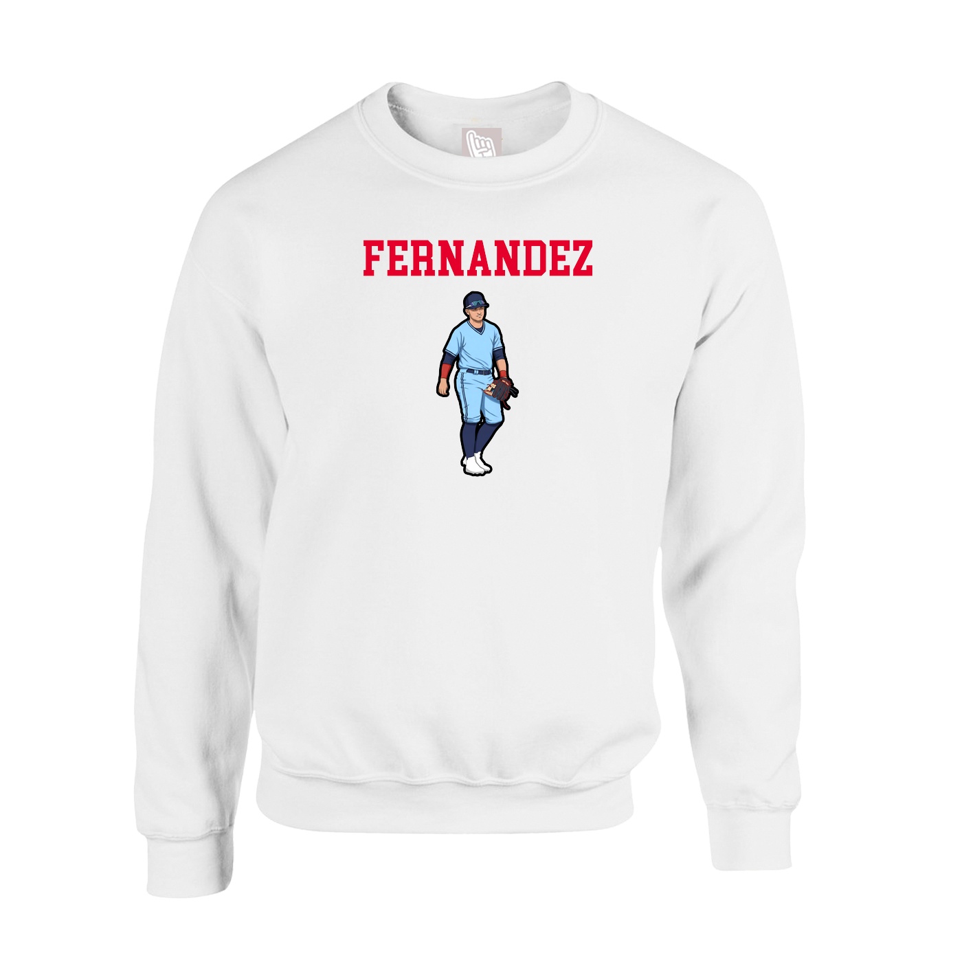 Fleece Crew — Shirsey in White
