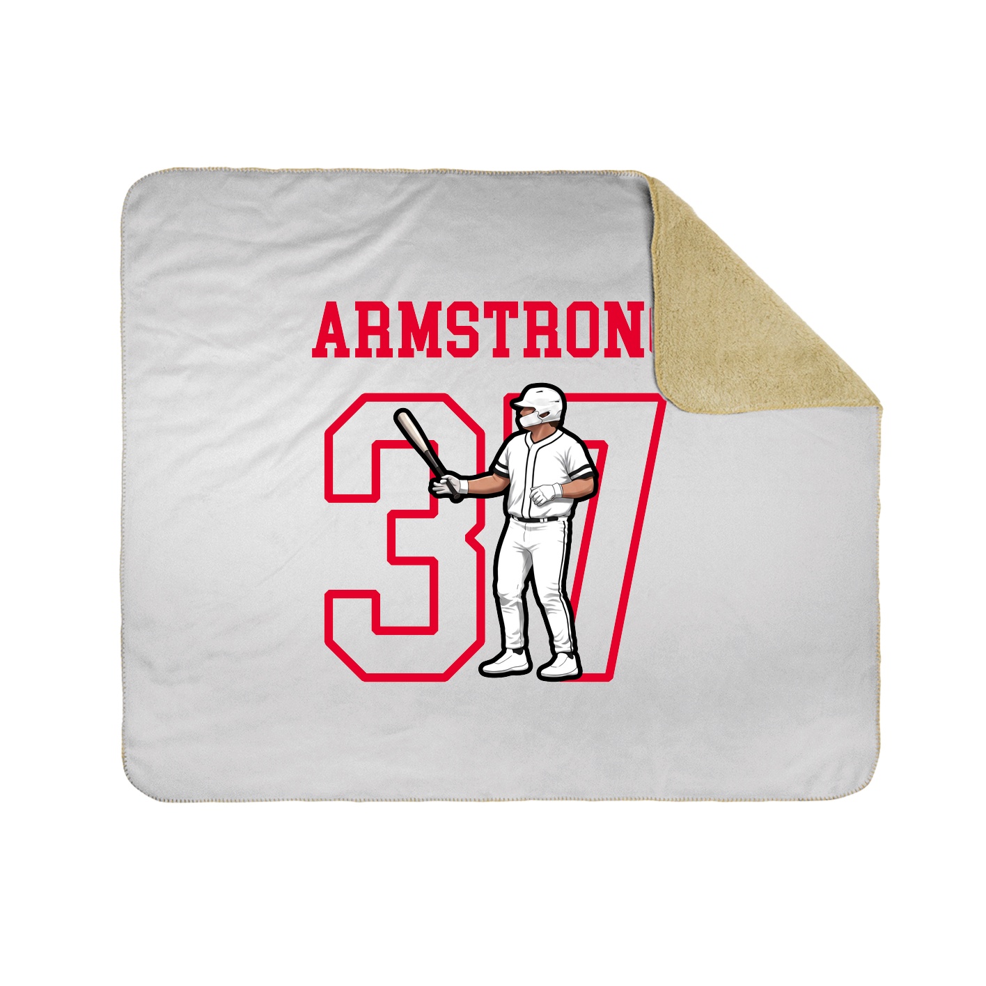 Throw Blanket — Shirsey in White