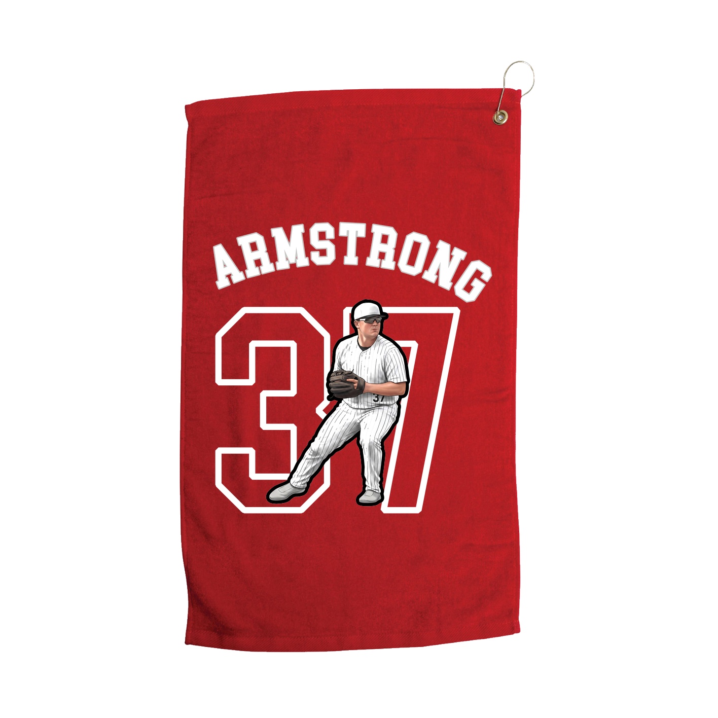 Golf Towel — Shirsey Arch in Red