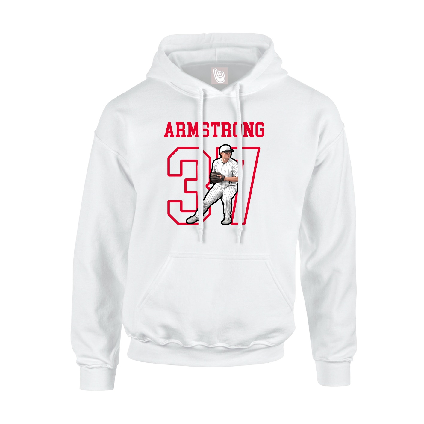 Hoodie — Shirsey in White