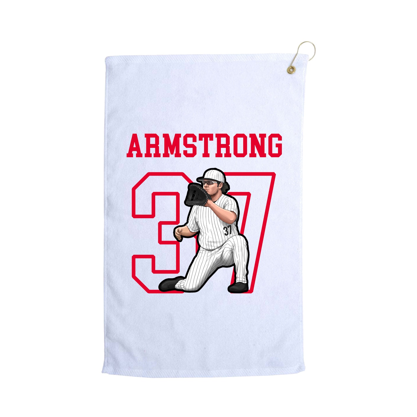 Golf Towel — Shirsey in White