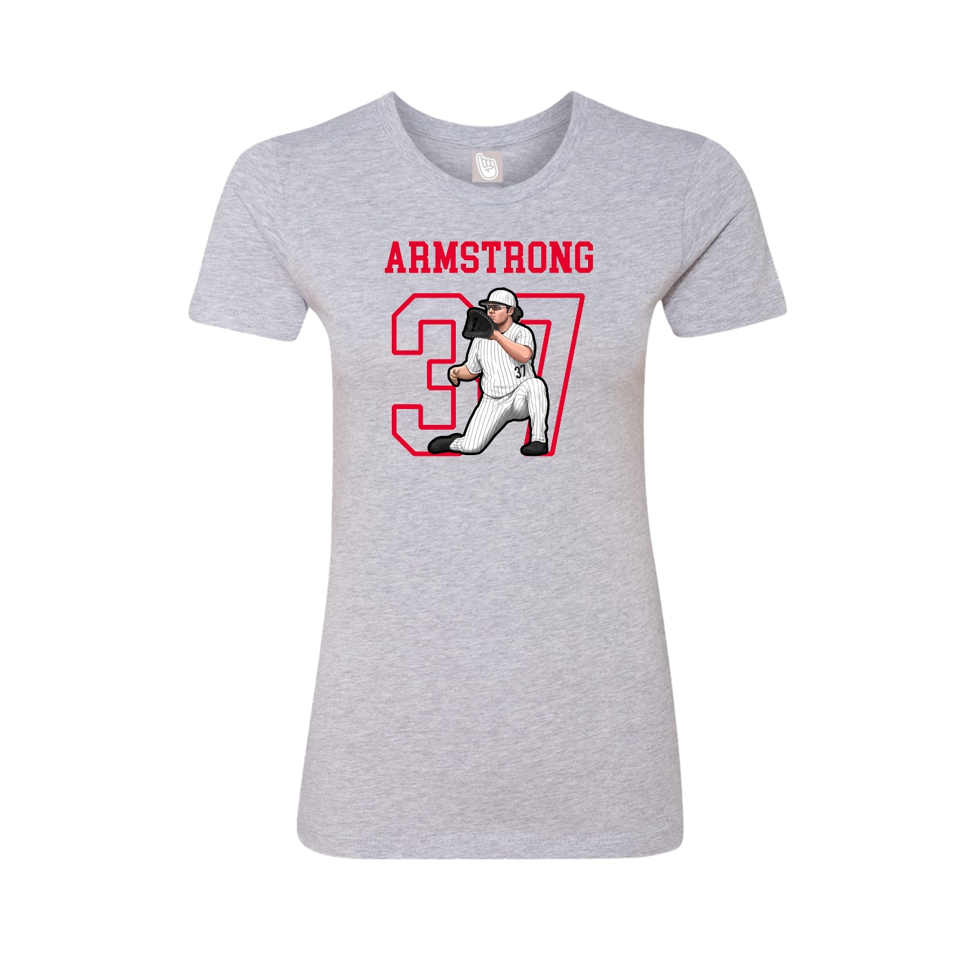 Fitted Women's Tee — Shirsey in Grey