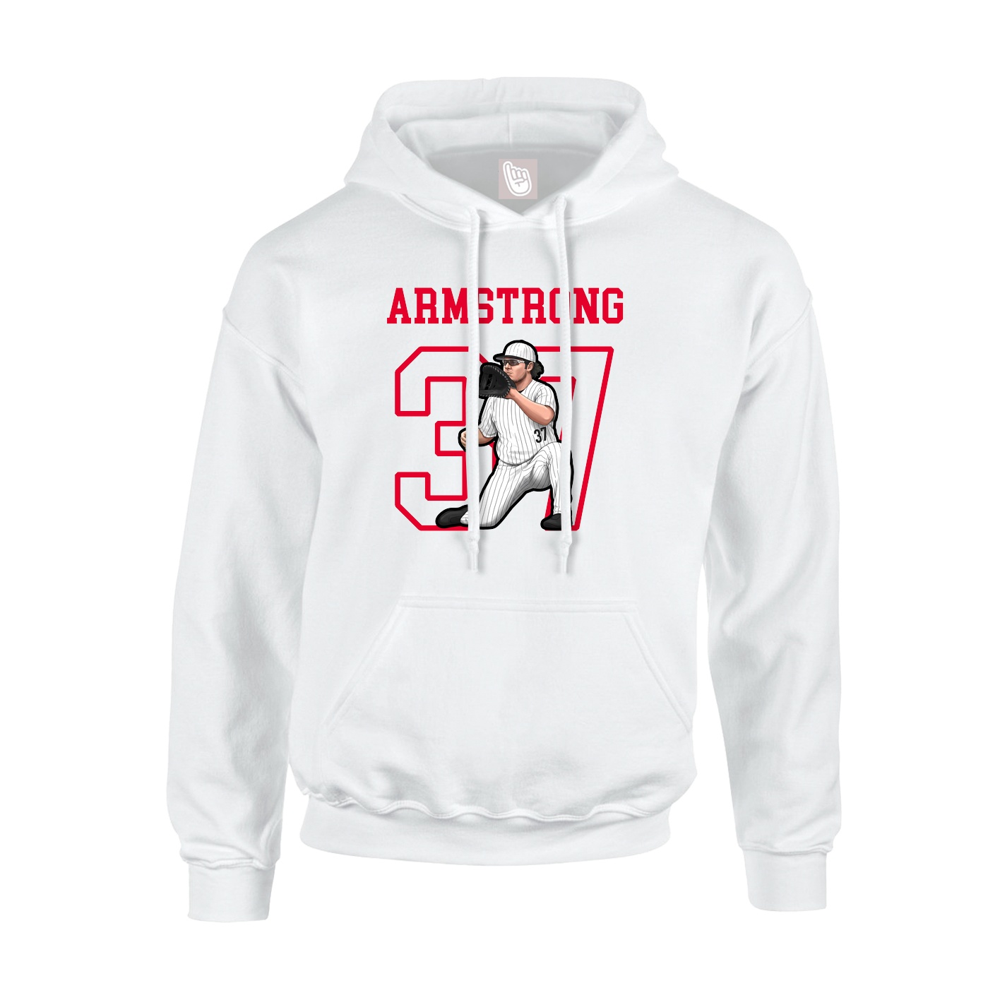 Youth Hoodie — Shirsey in White