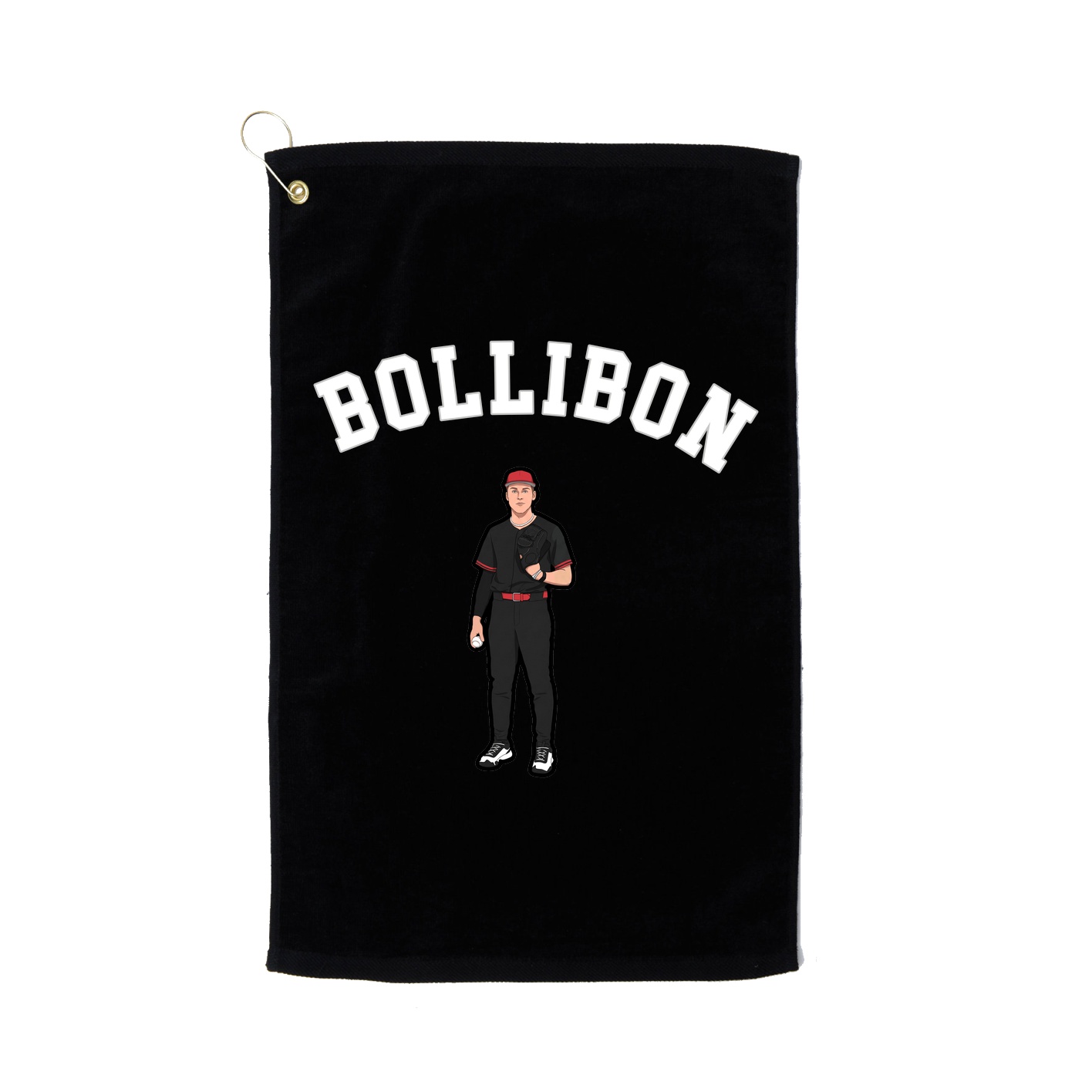 Golf Towel — Shirsey Arch in Black