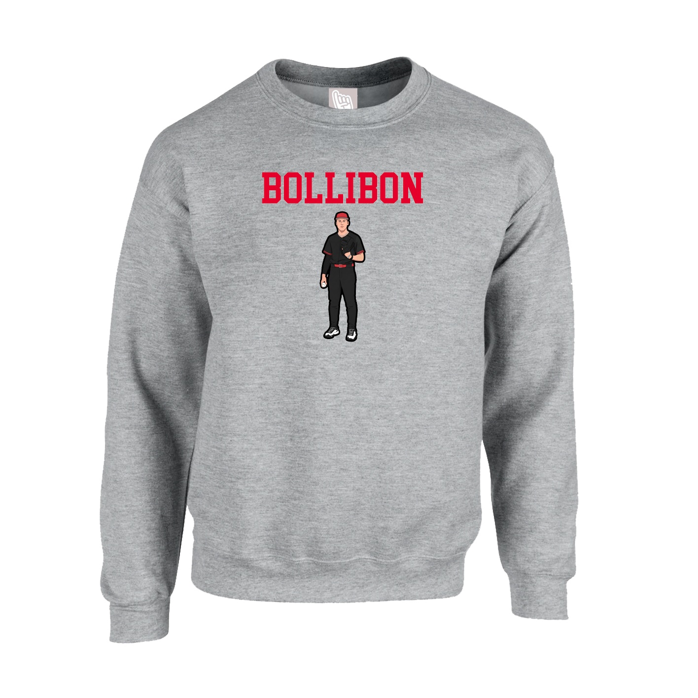 Fleece Crew — Shirsey in Grey