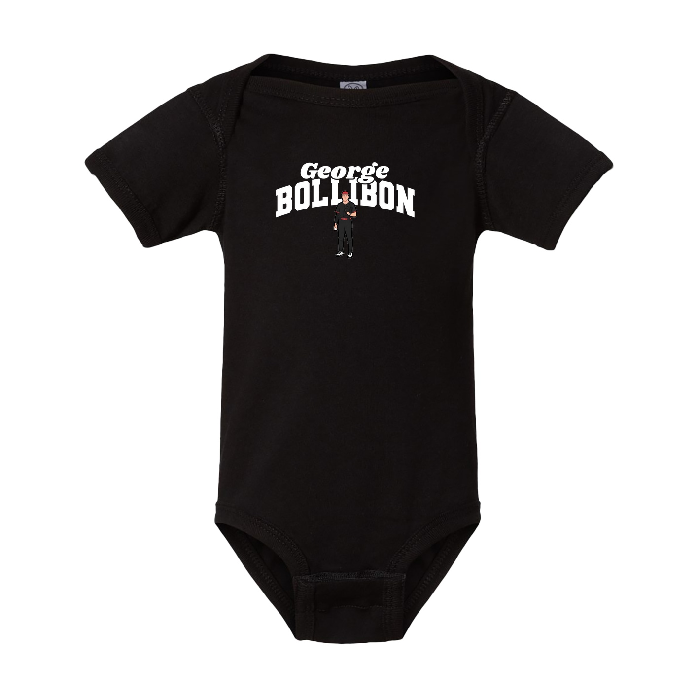 Baby Onesie — Signature Arch in Black