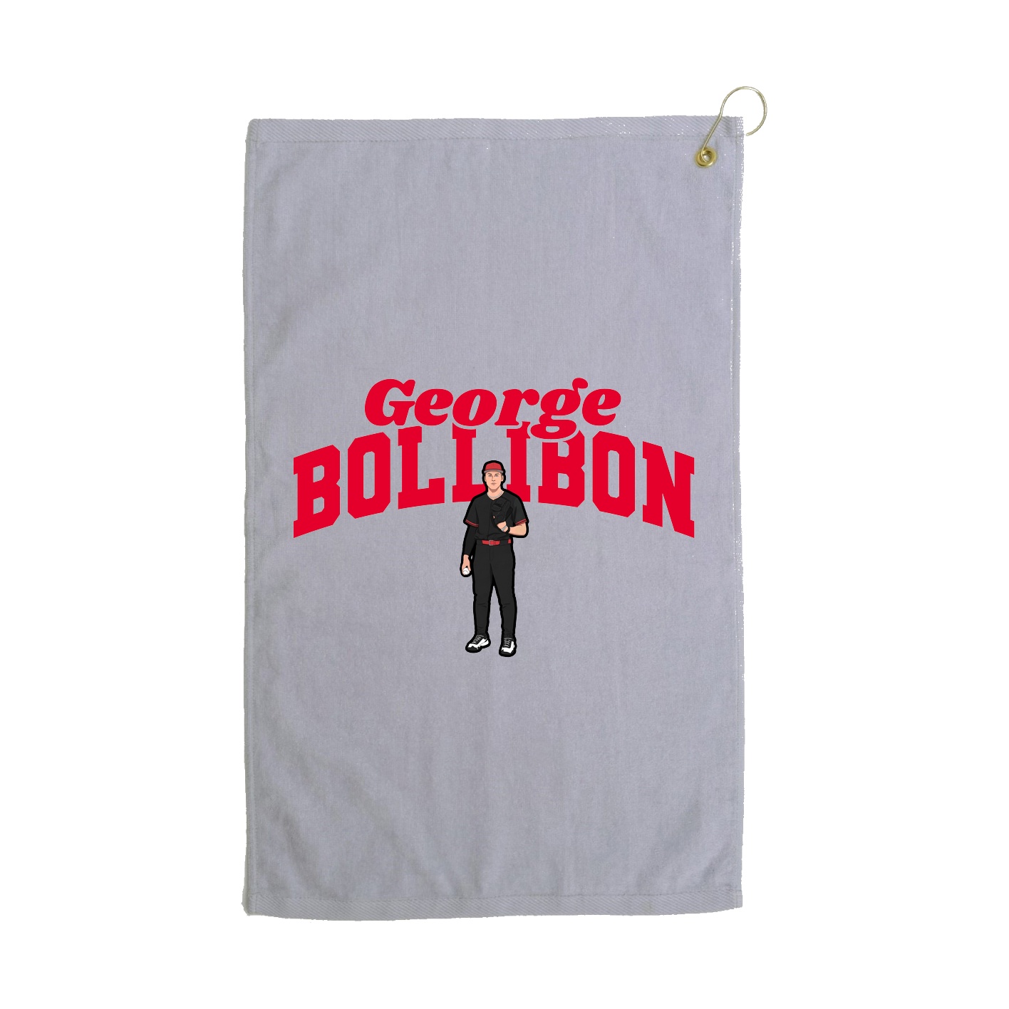 Golf Towel — Signature Arch in Grey