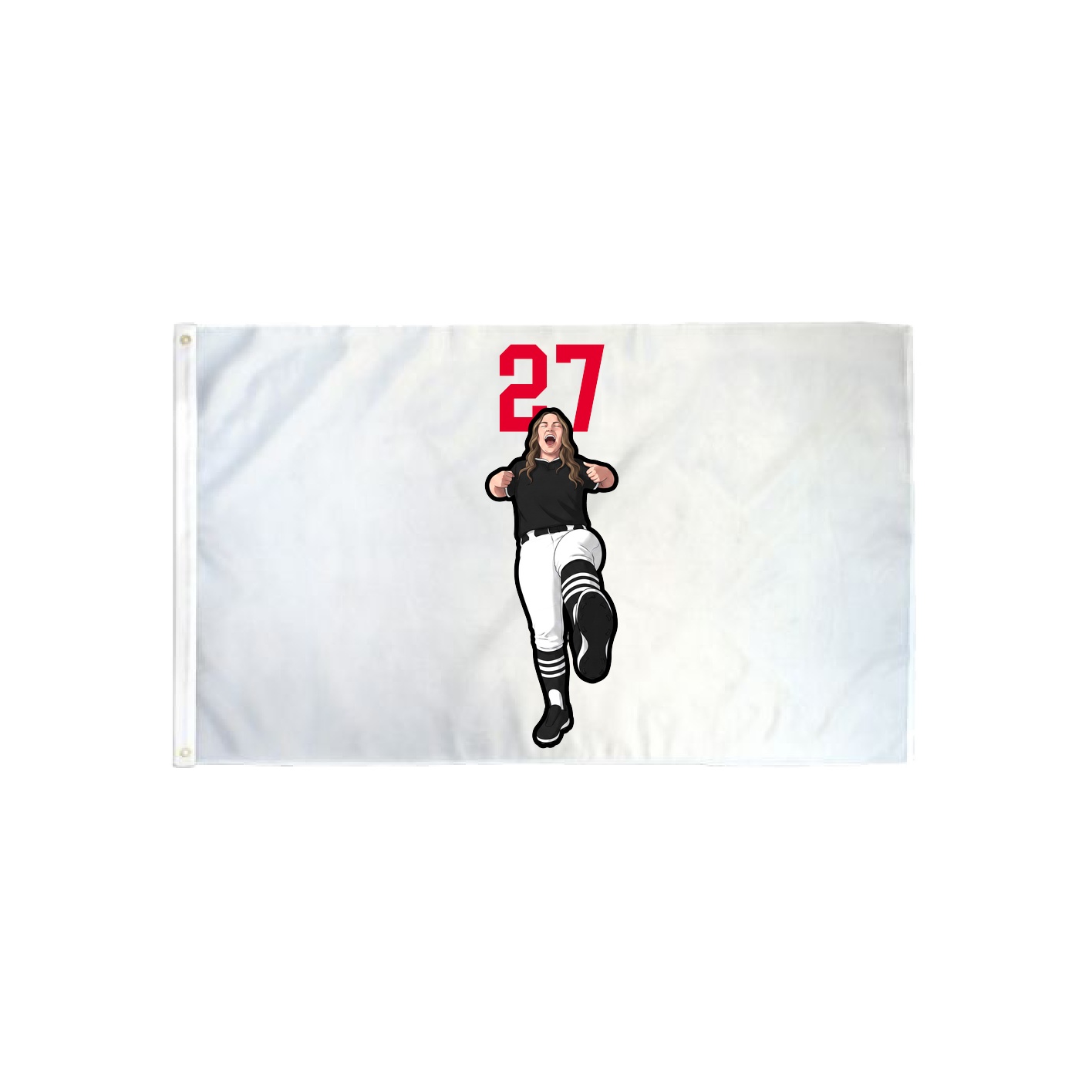 3x5 Flag — Number Top in Classic