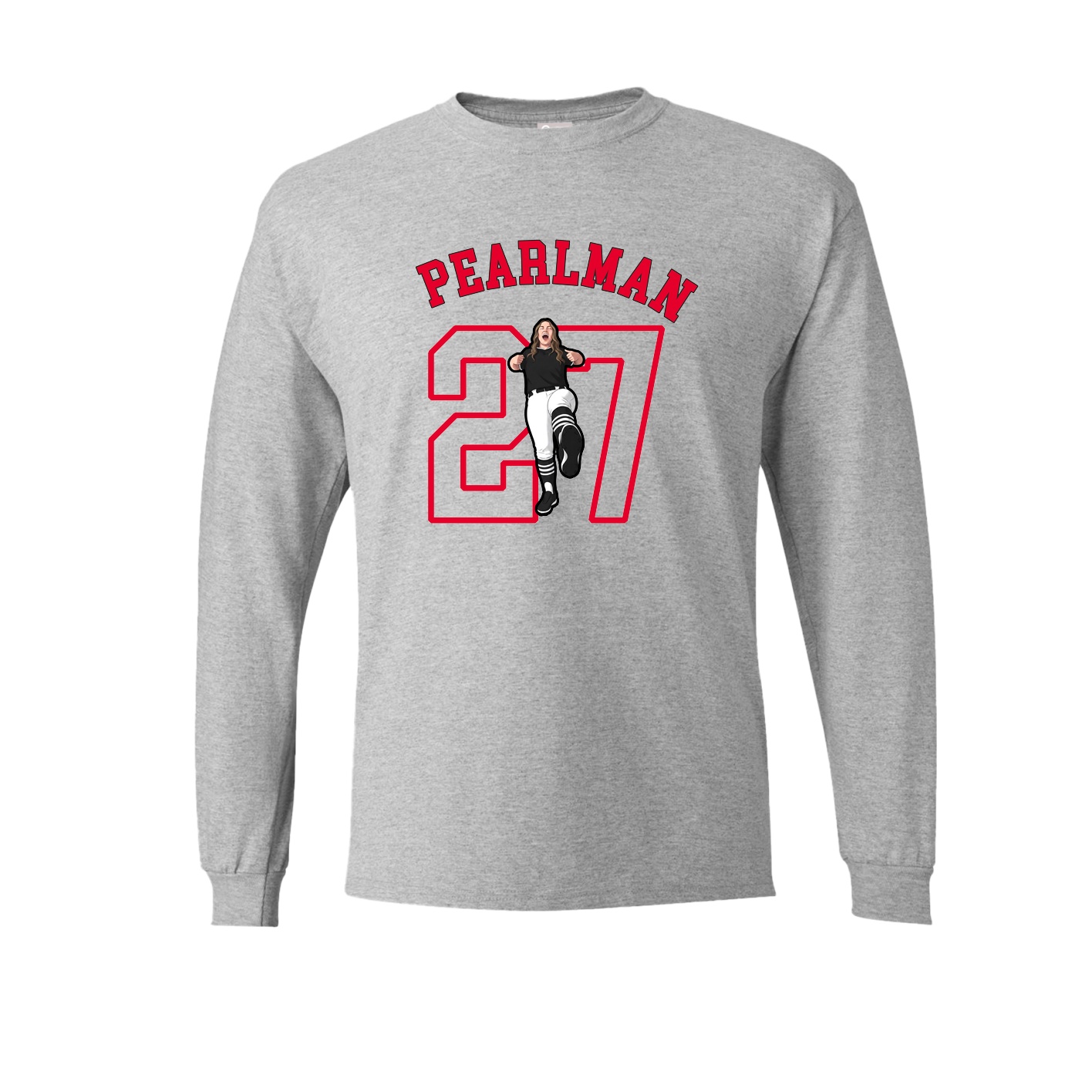Long Sleeve Tee — Shirsey Arch in Grey