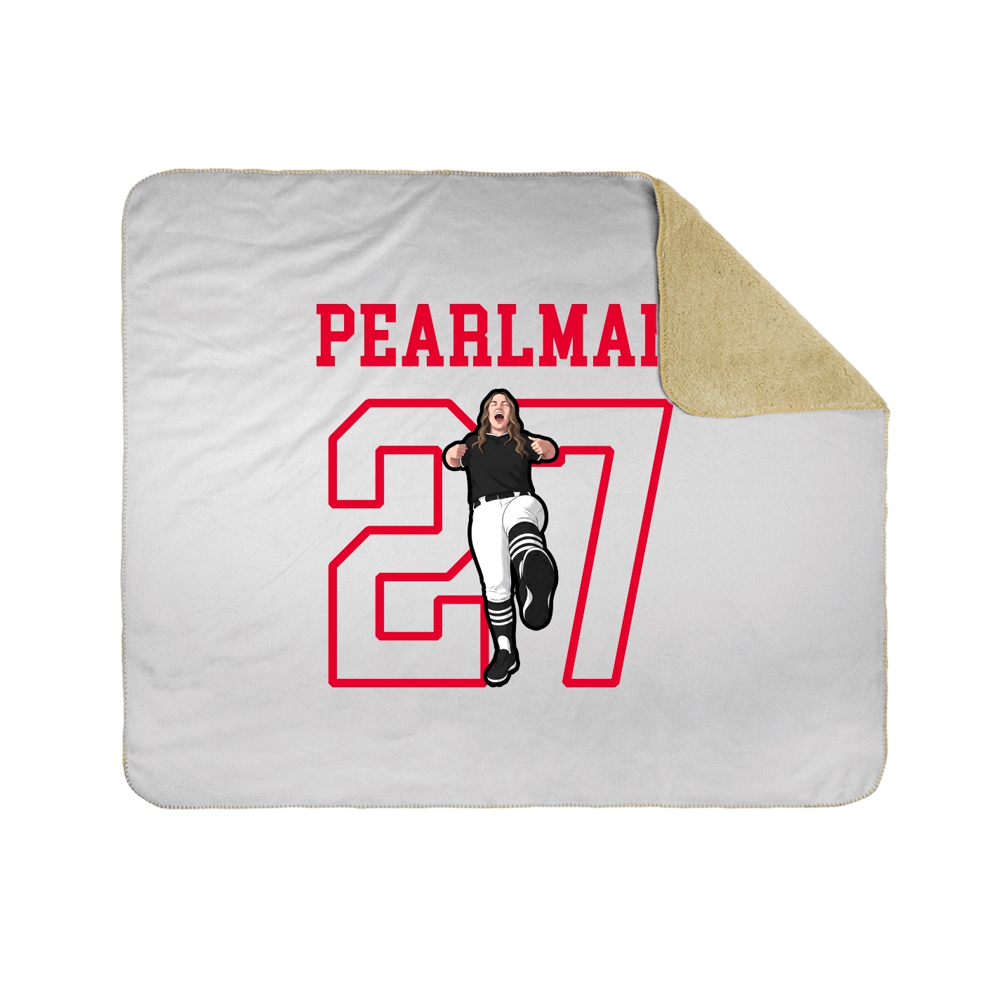 Throw Blanket — Shirsey in White
