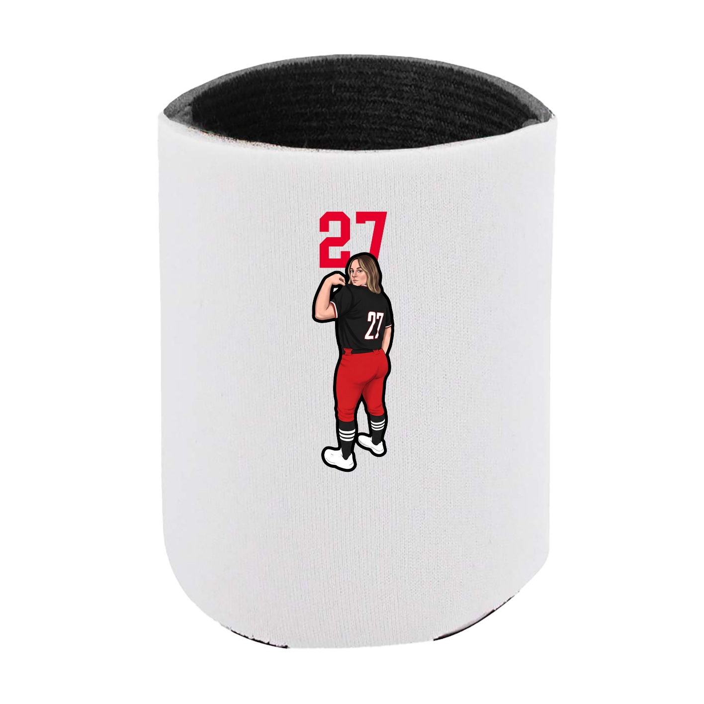Can Holder — Number Top in White