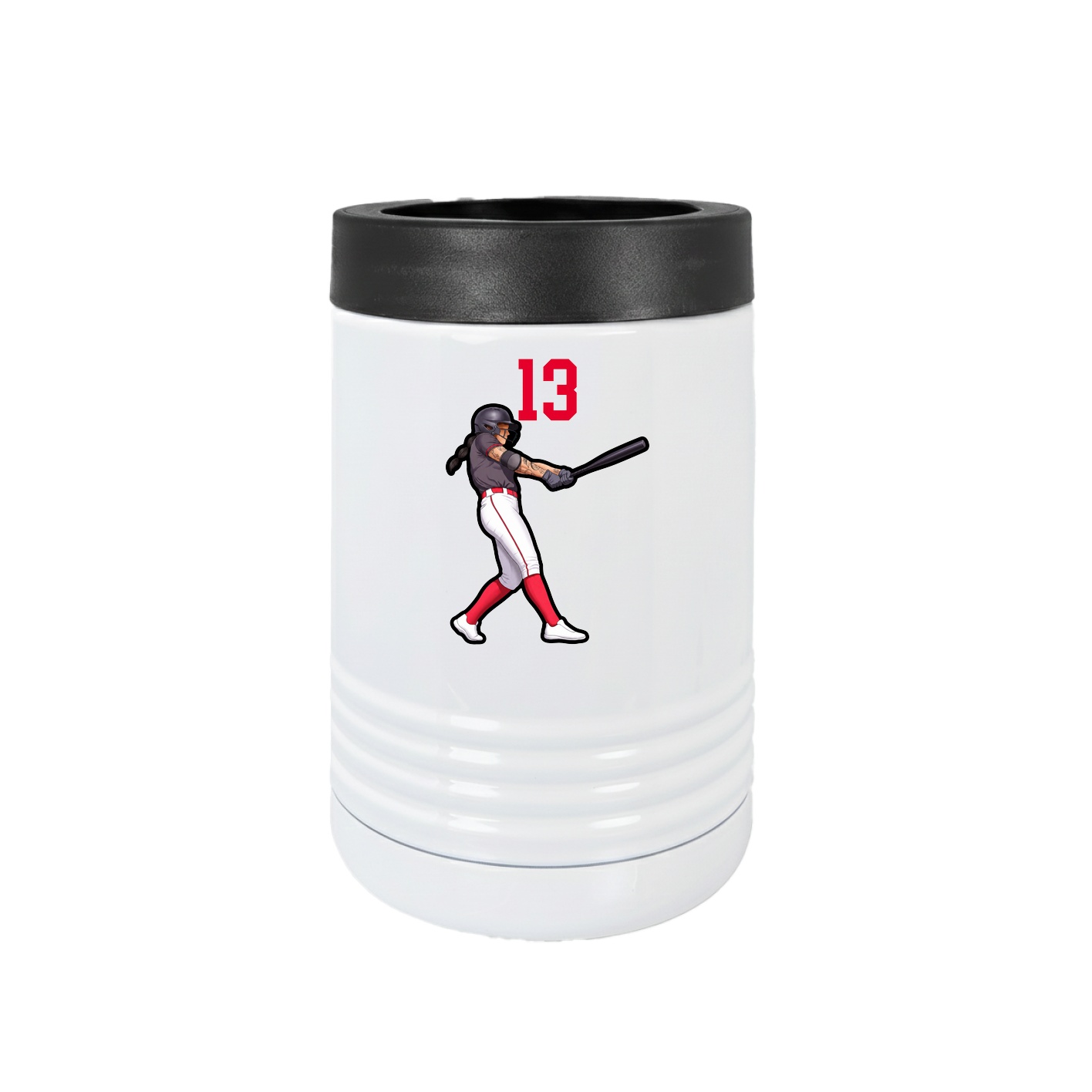 Beverage Holder — Number Top in White